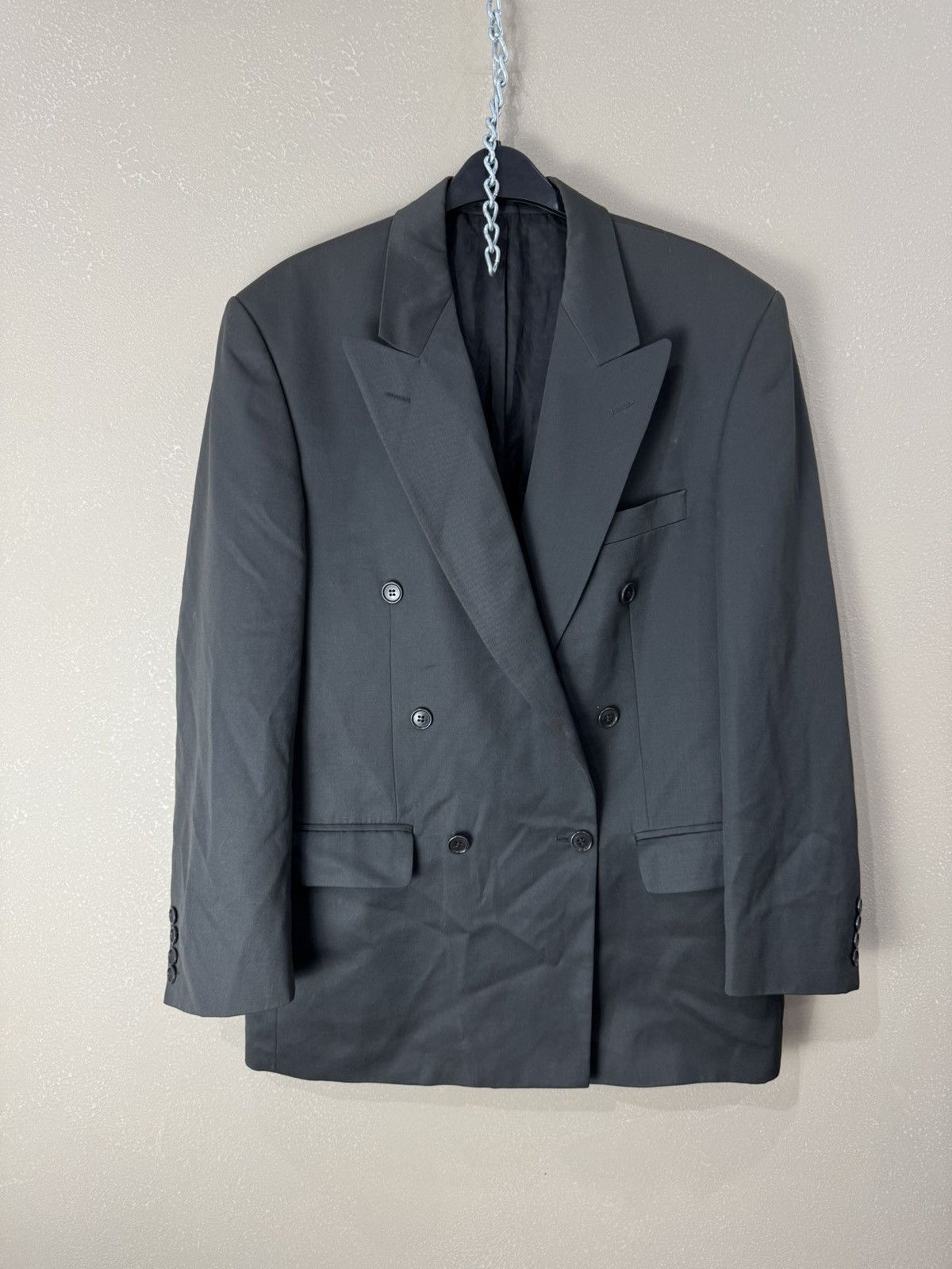 Pierre Balmain Vintage Pierre Balmain Paris Double Breast Ivy Coat Blazer Size US M / EU 48-50 / 2 - 1 Thumbnail