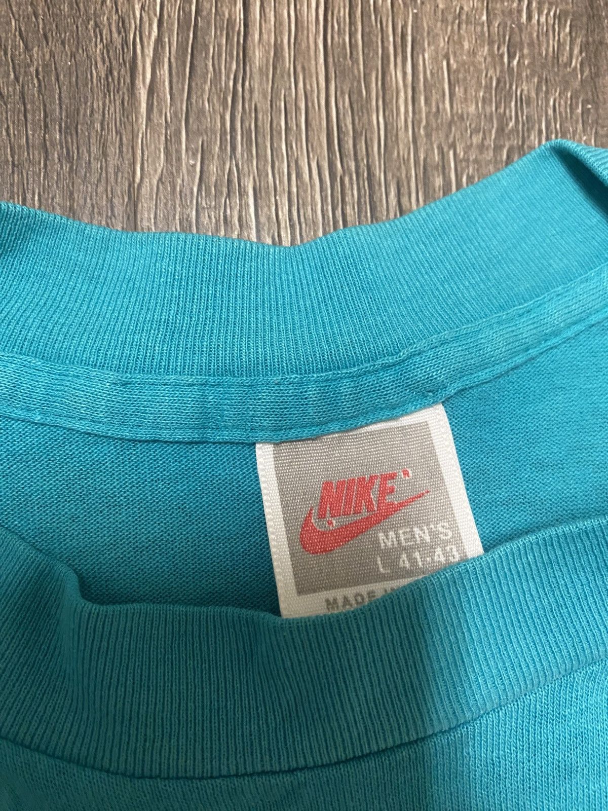 Nike Vintage 1980’s Nike Single Stitch Tee T Shirt 1989 Size US L / EU 52-54 / 3 - 3 Thumbnail