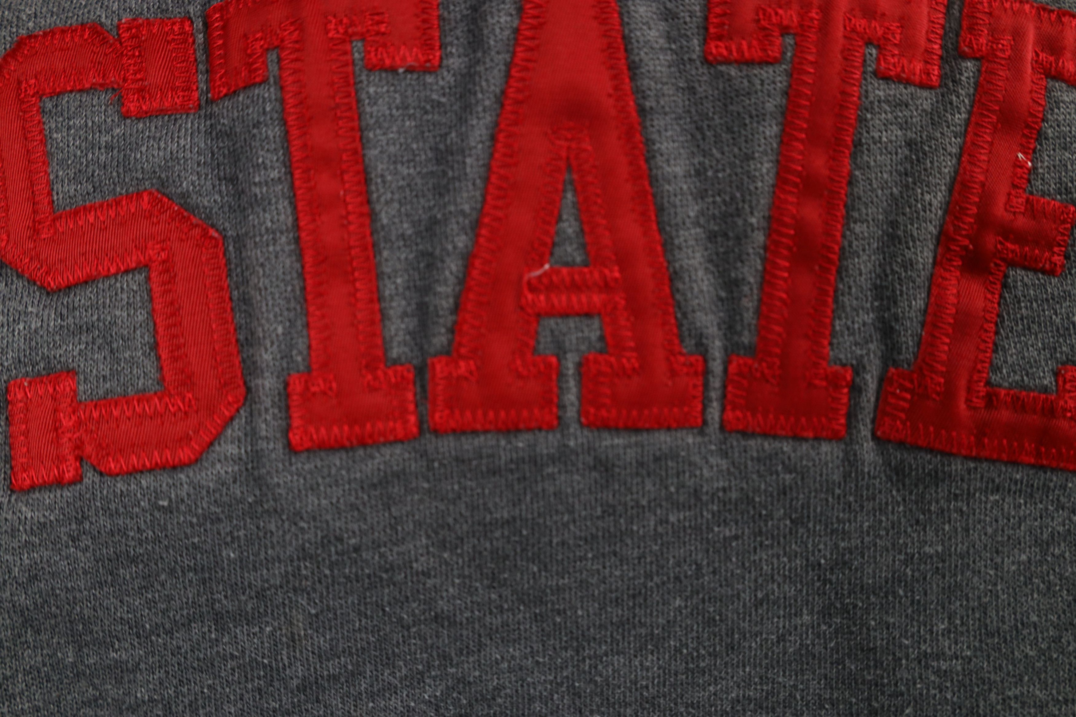 Vintage Vintage 90s Spell Block Letter Ohio State University Hoodie Size US L / EU 52-54 / 3 - 8 Thumbnail
