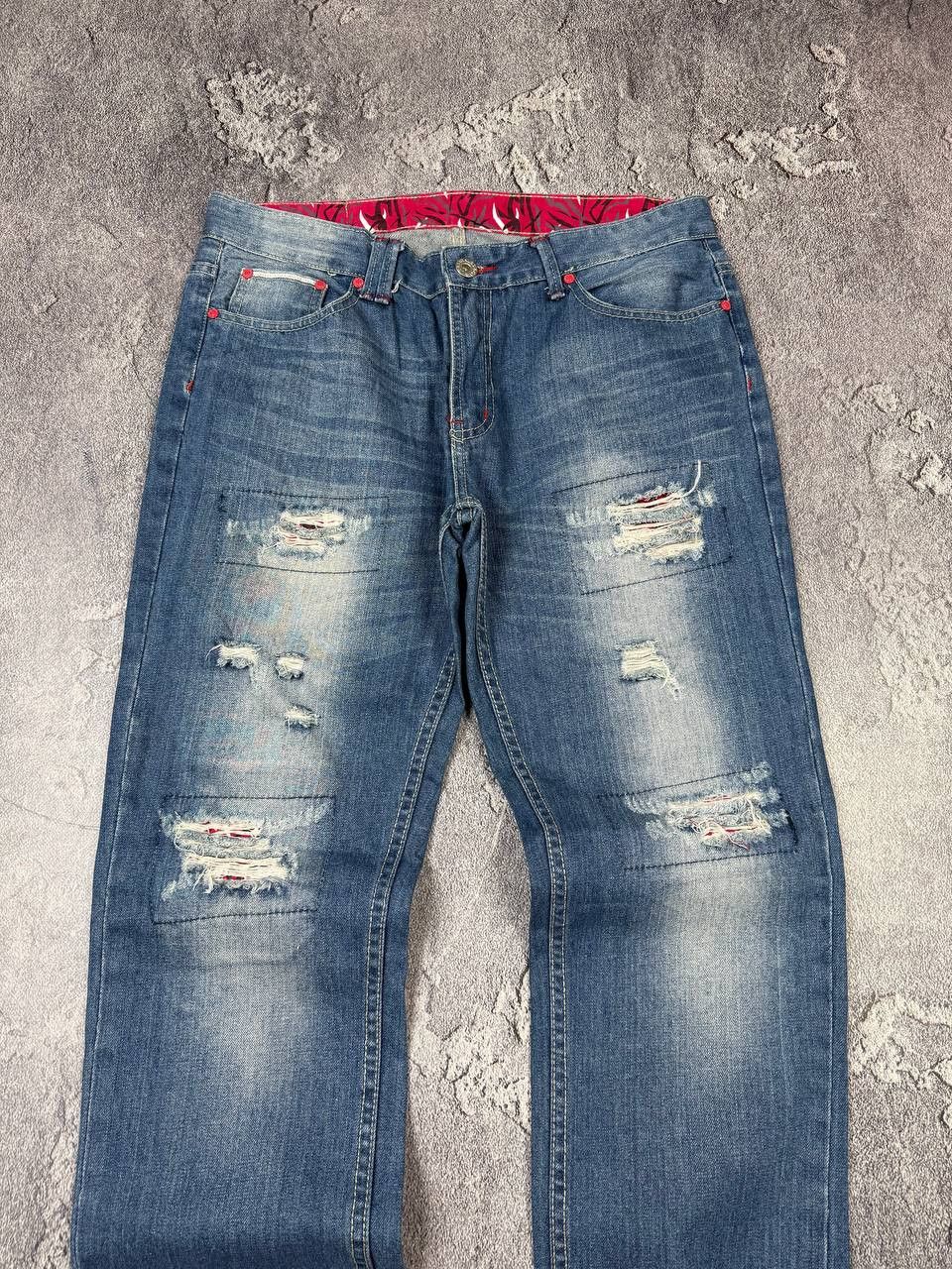 CLOT × Levi's Rare Levi's X Fragment Distressed Archieve Denim Y2K Size US 34 / EU 50 - 4 Thumbnail