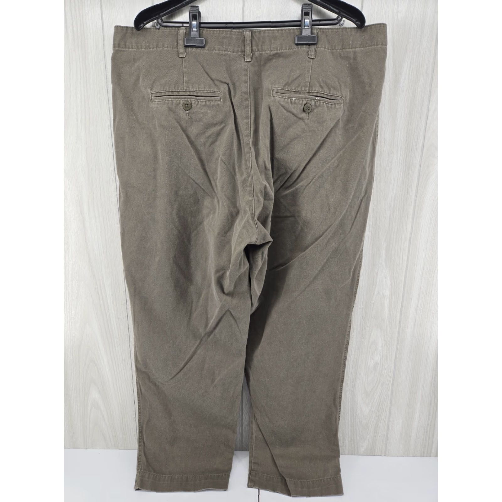 Vintage Cabela's Men's Casual Pants Aged Khaki 44/30 Casual Pants Beige Cotton Flat Front 5-Pocket Regular Mens Size US 44 / EU 60 - 5 Thumbnail