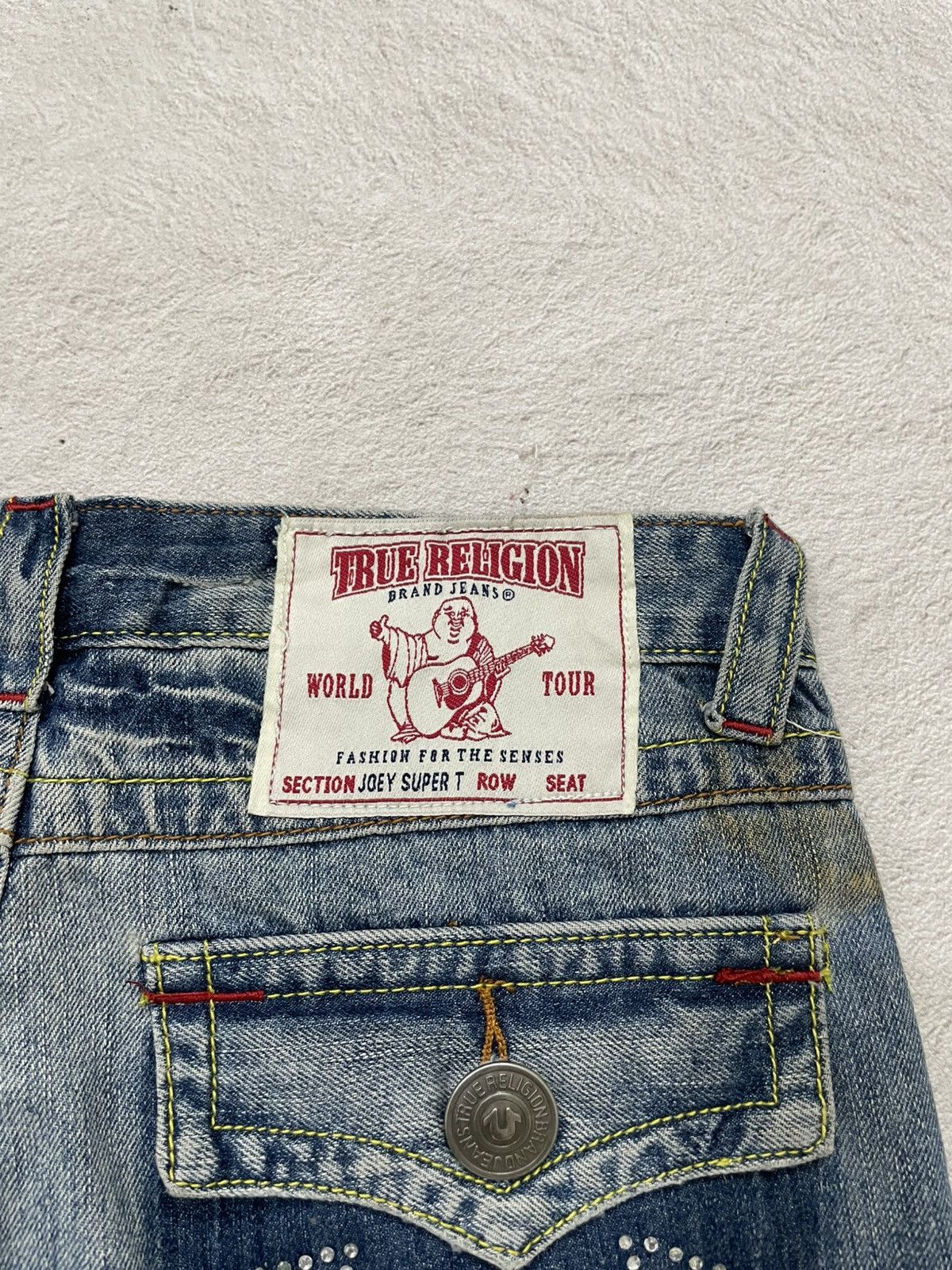 Diesel 2000s True Religion Flare Denim Ripped Wash Jeans ifsix LGB Size 27" / US 4 / IT 40 - 9 Thumbnail