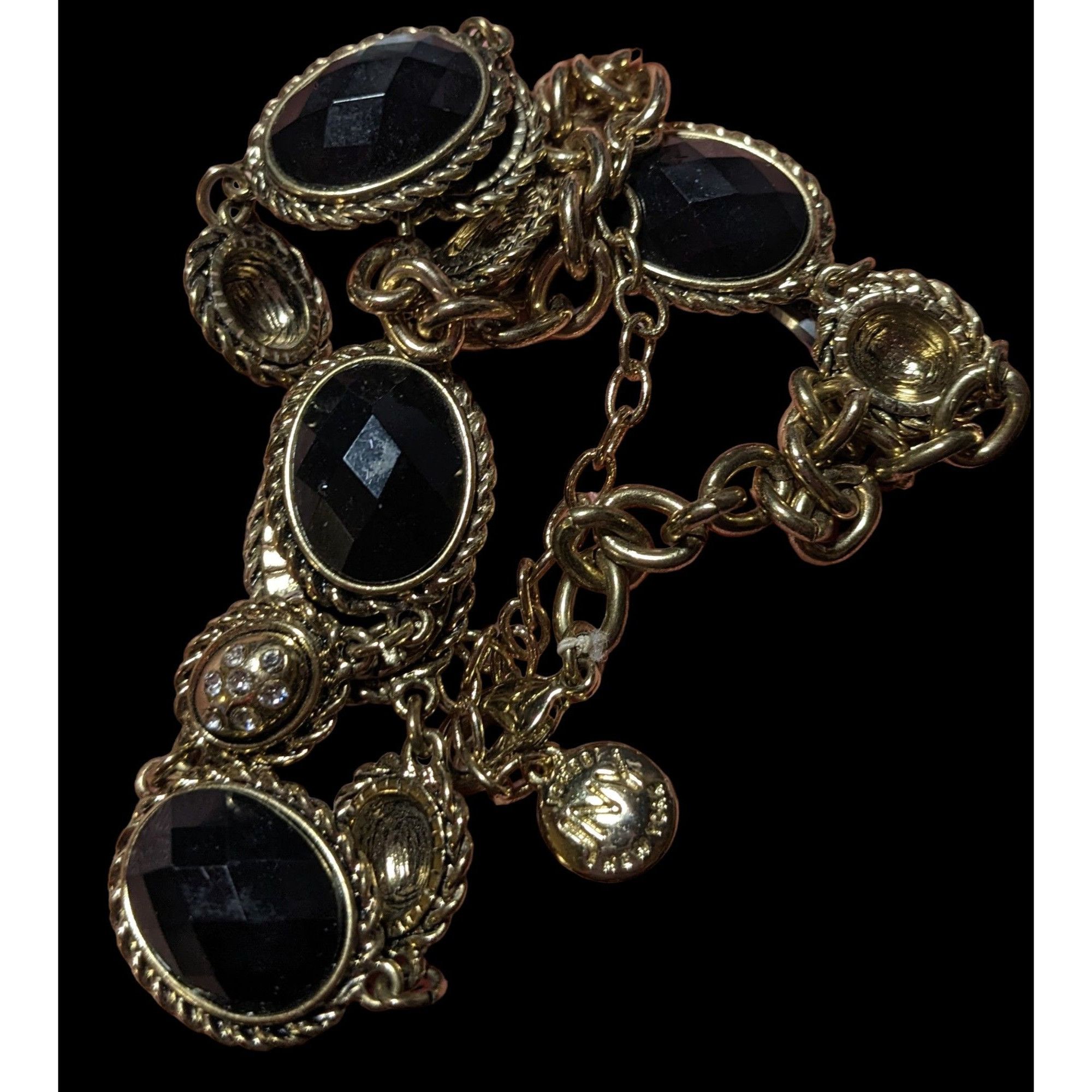 Jones New York Vintage Glam Jones New York Gold Gemmed Necklace Size ONE SIZE - 4 Thumbnail