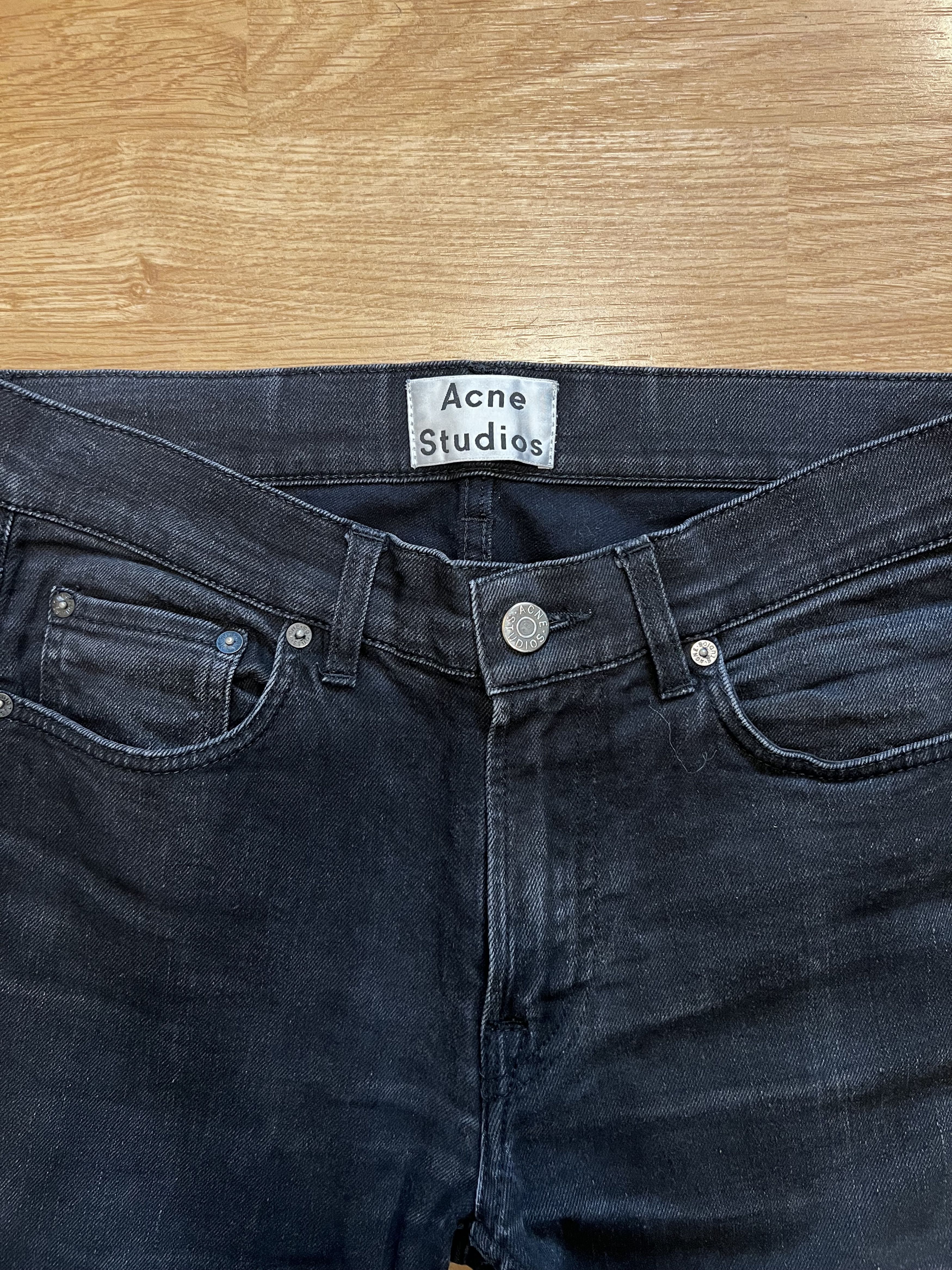 Acne Studios Acne Studios Ace Cash Black Size US 30 / EU 46 - 3 Thumbnail