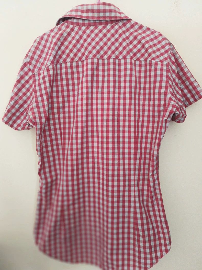 Vivienne Westwood Vivienne Westwood Red checkered short-sleeved shirt Size L / US 10 / IT 46 - 2 Thumbnail