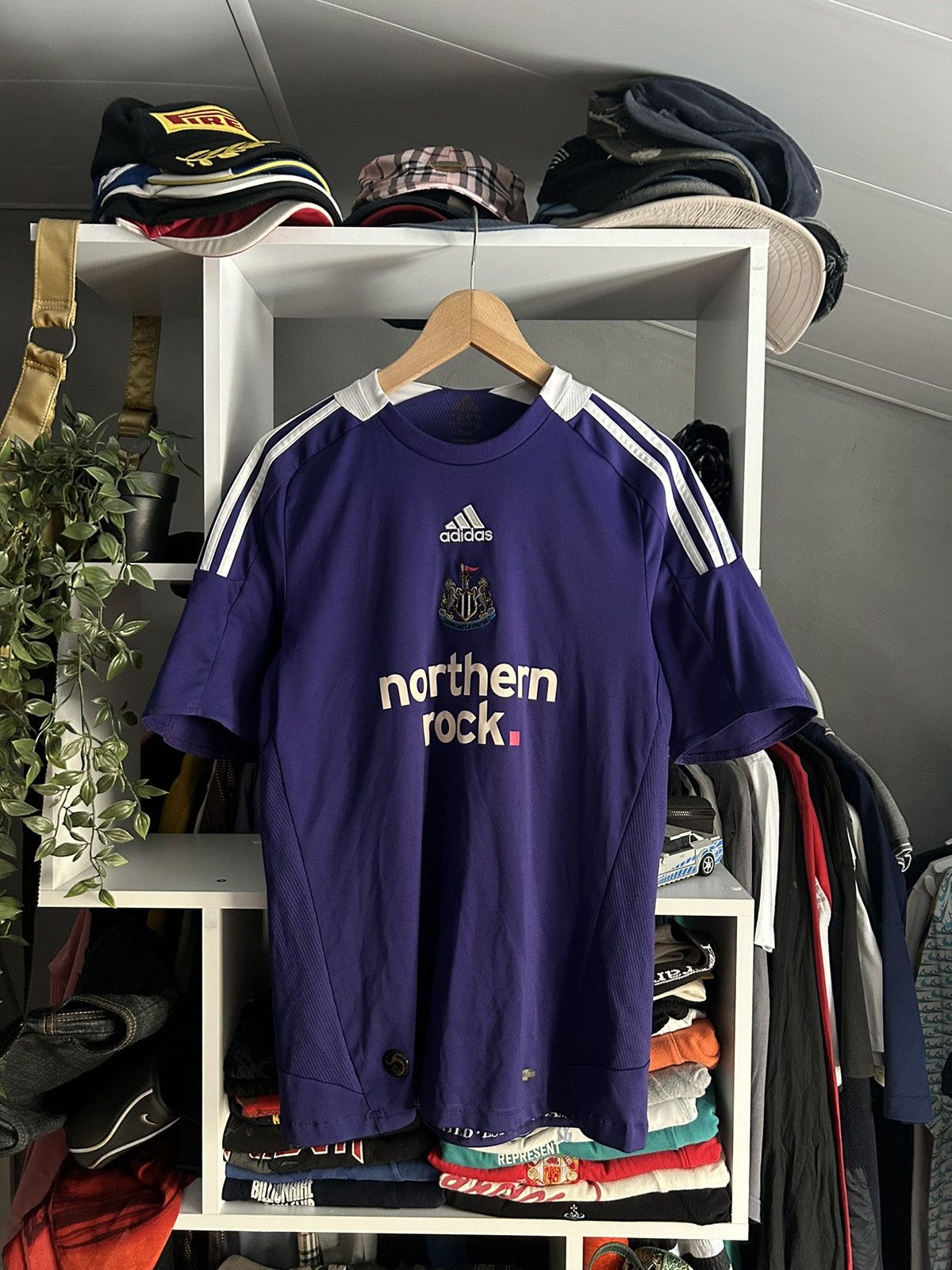 Adidas Newcastle adidas Away 2008/09 soccer jersey Size US M / EU 48-50 / 2 - 1 Thumbnail