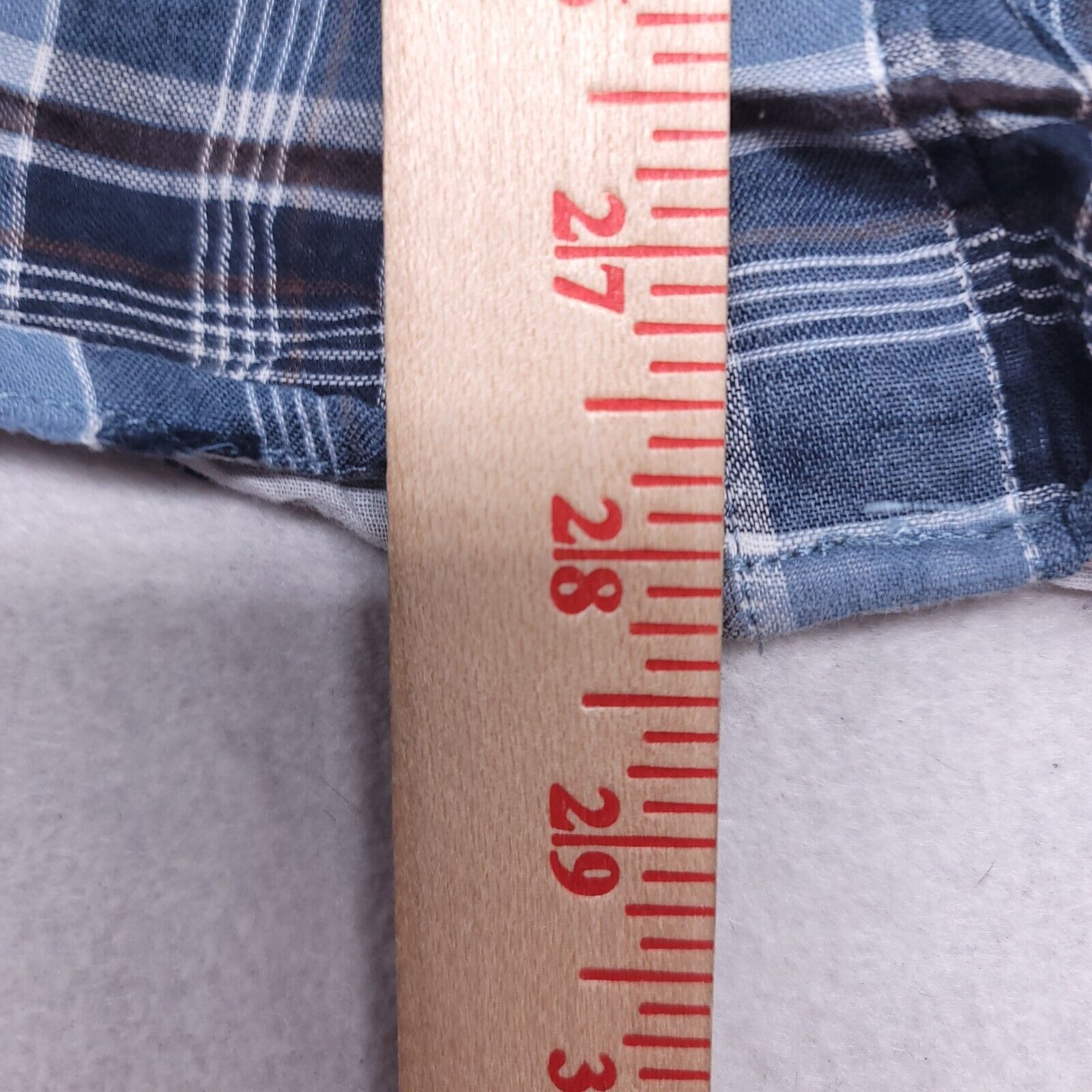 Sonoma Sonoma Madras Flannel Shirt Mens Size Extra Large XL Blue Size US XL / EU 56 / 4 - 7 Thumbnail