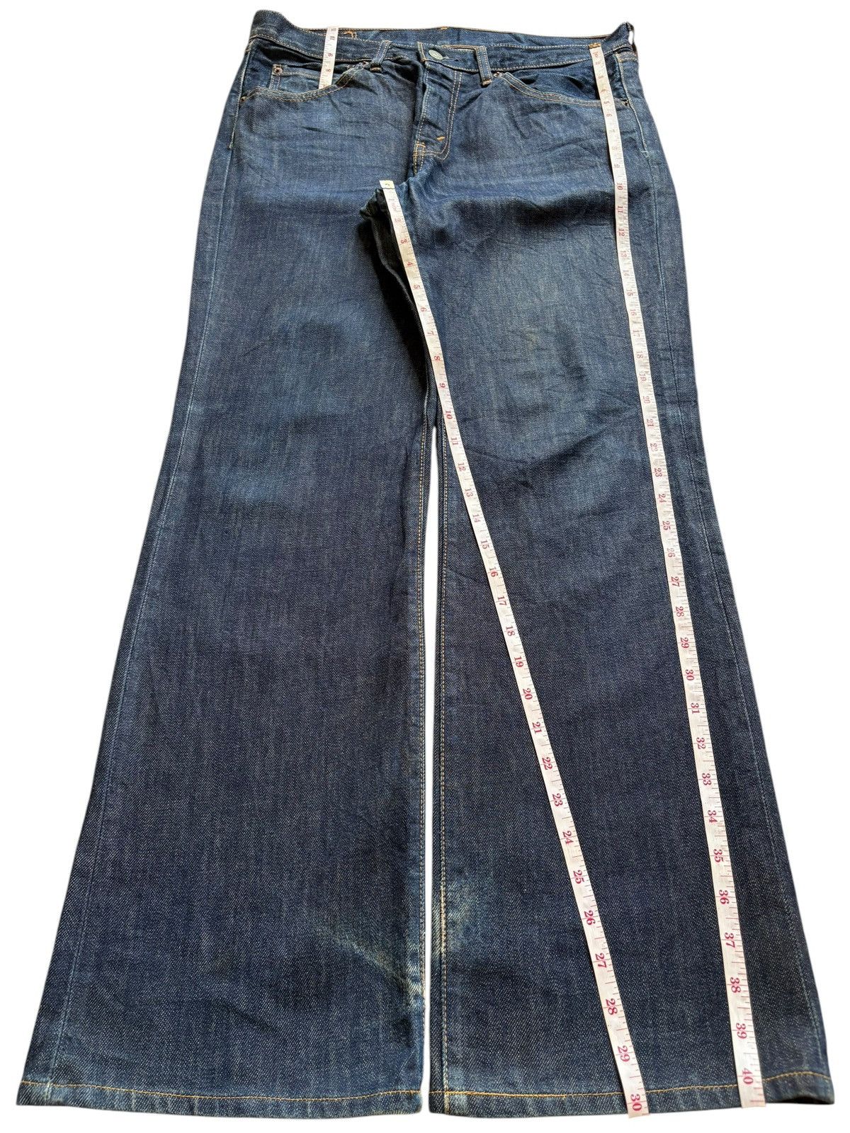 Levi's Vintage 90s Levis 517 Blue Wash Bootcut Jeans Size US 33 - 13 Thumbnail
