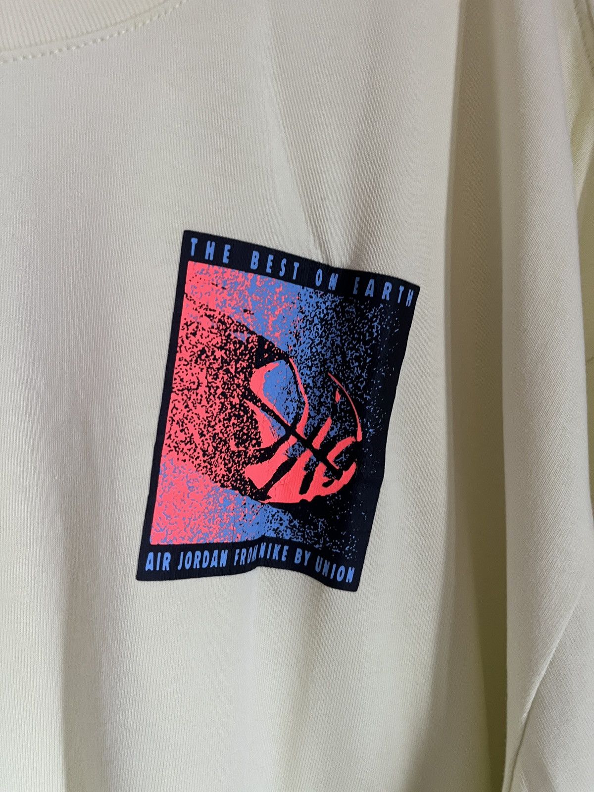 Jordan Brand × Union LA NWT Jordan x Union Yellow Short Sleeve Tee Vtg Style Graphic Size US XXL / EU 58 / 5 - 3 Thumbnail
