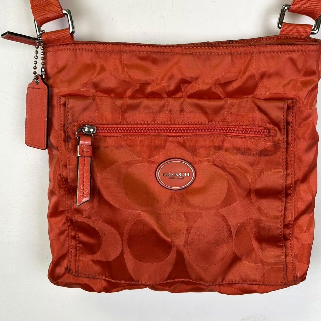 Coach VINTAGE Coach Orange Quilted Crossbody Bag Size ONE SIZE - 2 Thumbnail