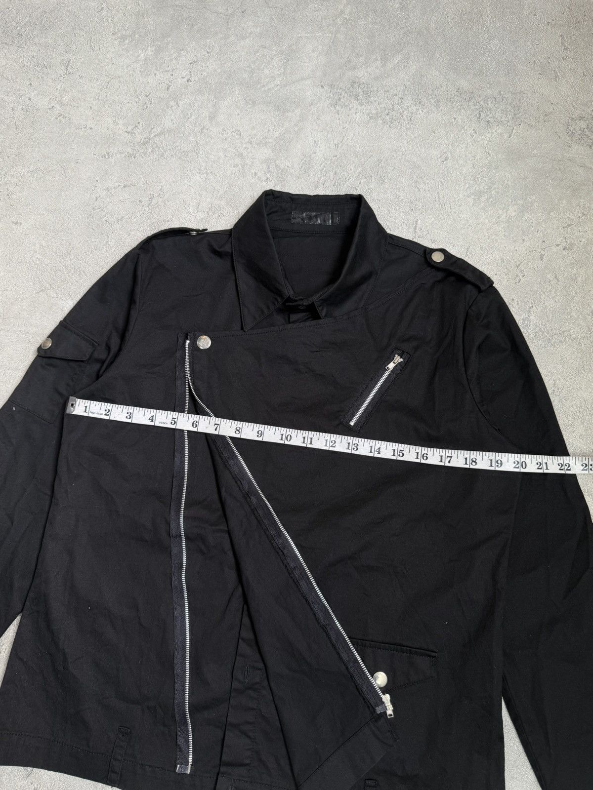 Japanese Brand Btm assymetrical bones back print jacket Size US M / EU 48-50 / 2 - 5 Thumbnail
