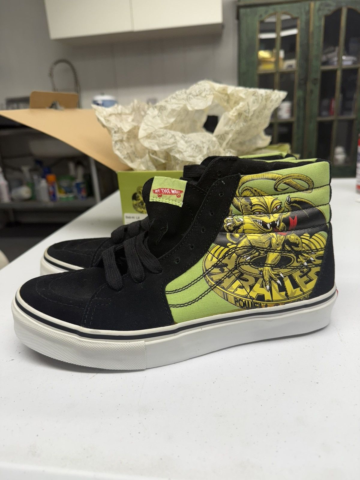 Vans Steve Caballero Sk8-Hi X Cab1Lizard Lime Green/Black