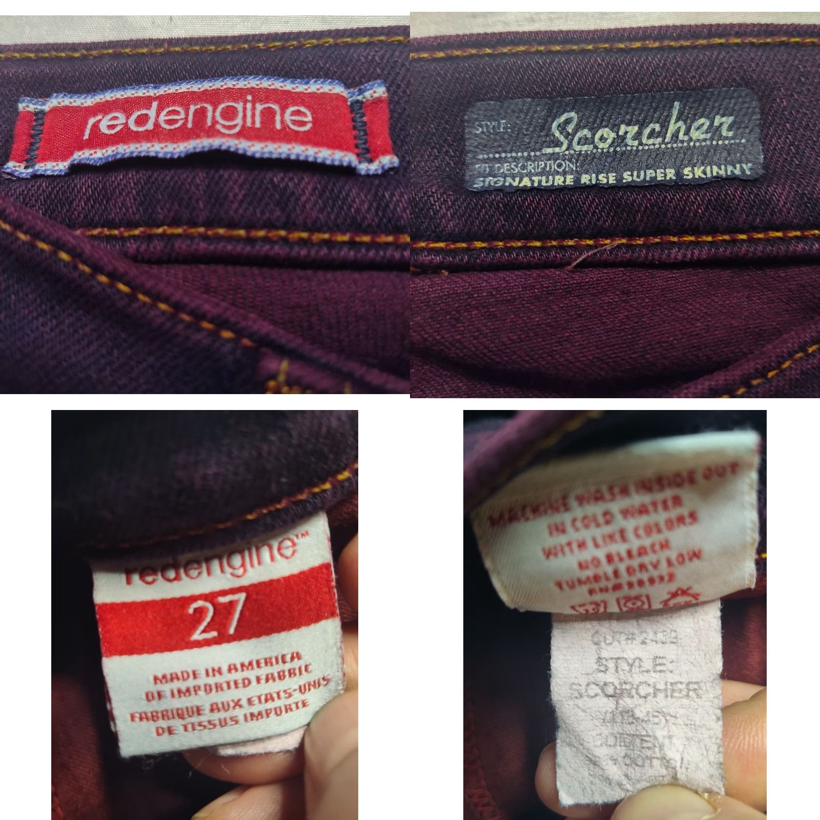 Denime VINTAGE? No. Size 29" - 8 Thumbnail