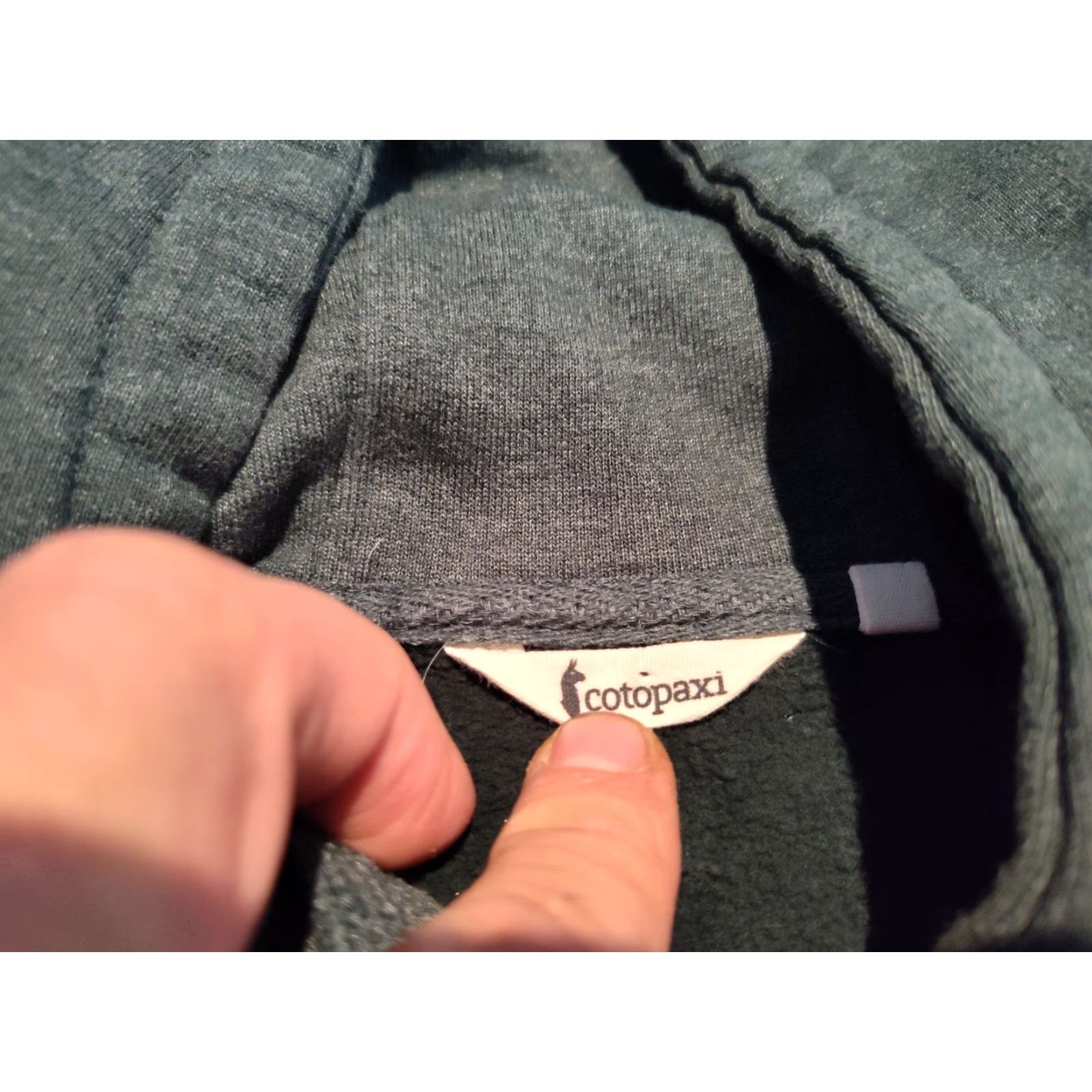 Cotopaxi Cotopaxi Hoodie Womens S Green Heather "Do Good" Graphic Fleece Pullover EUC Size S / US 4 / IT 40 - 7 Thumbnail
