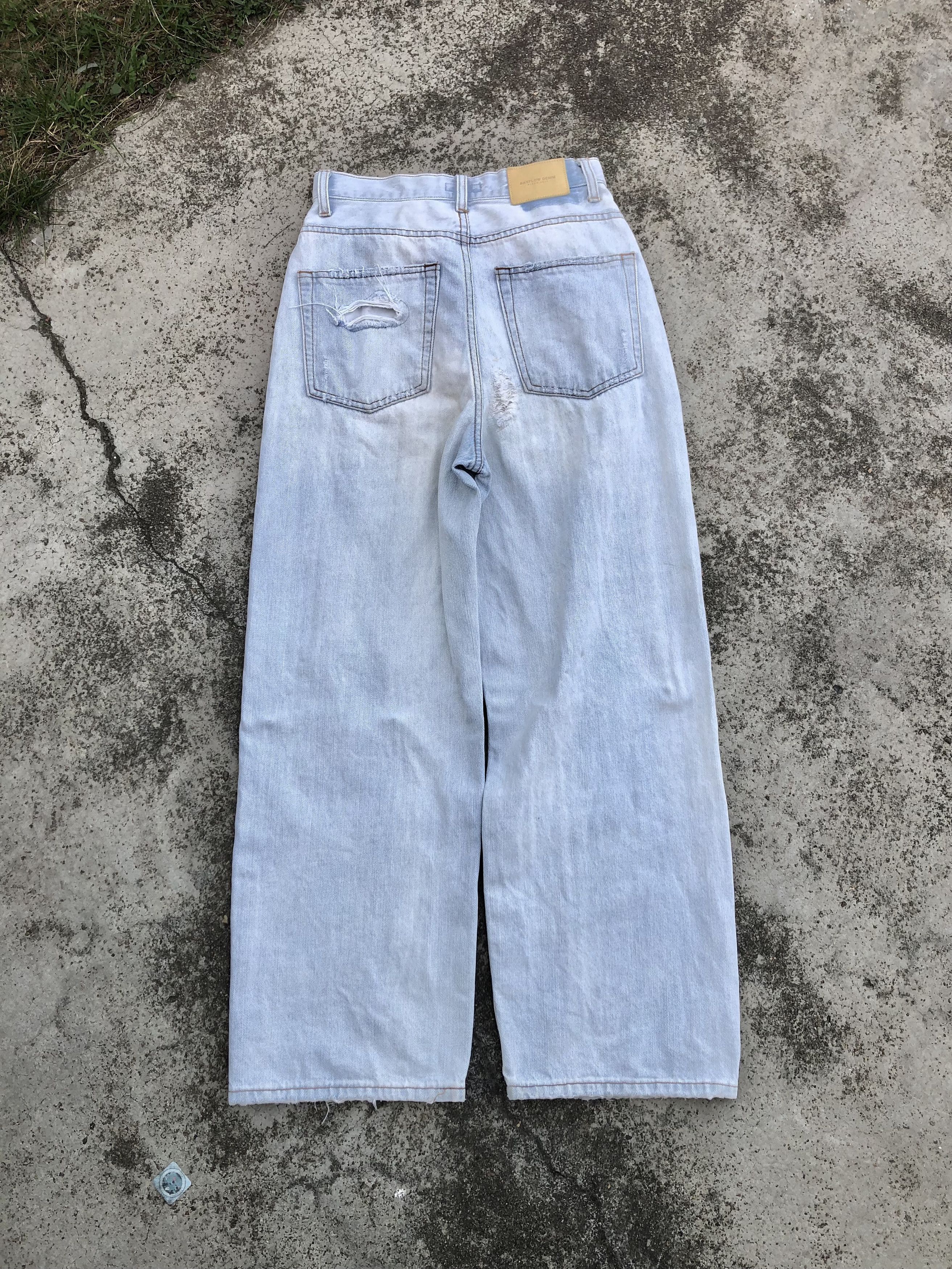 Japanese Brand BAGGY BAYFLOW DENIM Size US 26 / EU 42 - 5 Thumbnail