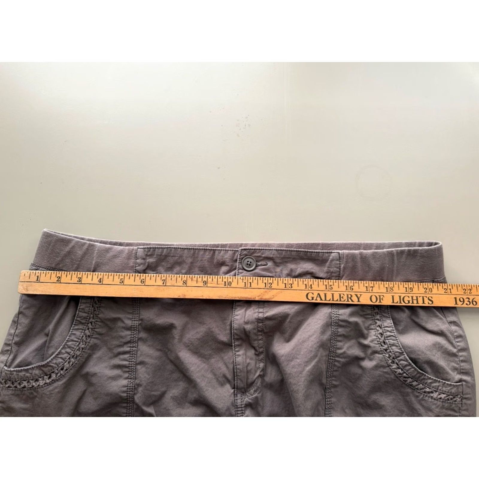 Vintage St. John’S Bay Plus Capris Womens Pants Brown Pull On / Button Size 40" / US 18 - 6 Thumbnail