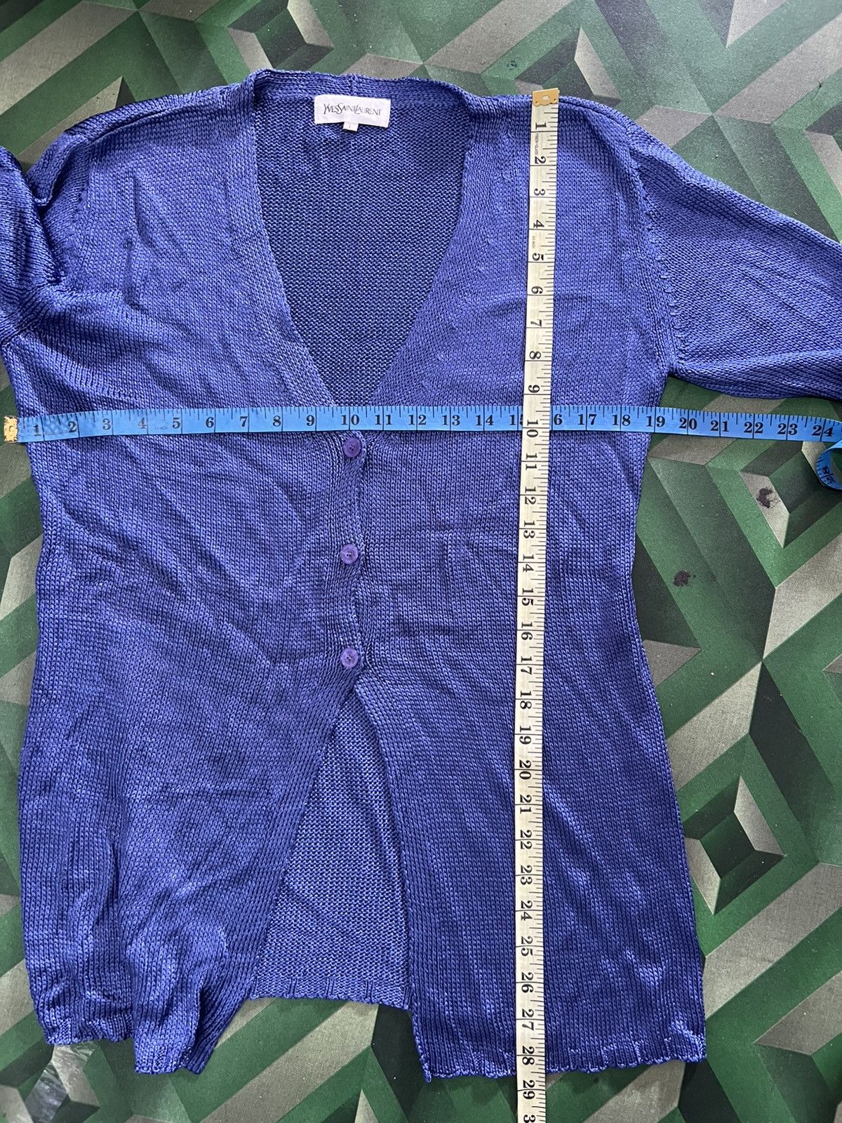 Yves Saint Laurent YVESSAINTLAUREN CARDIGAN BUTTON Size L / US 10 / IT 46 - 8 Thumbnail