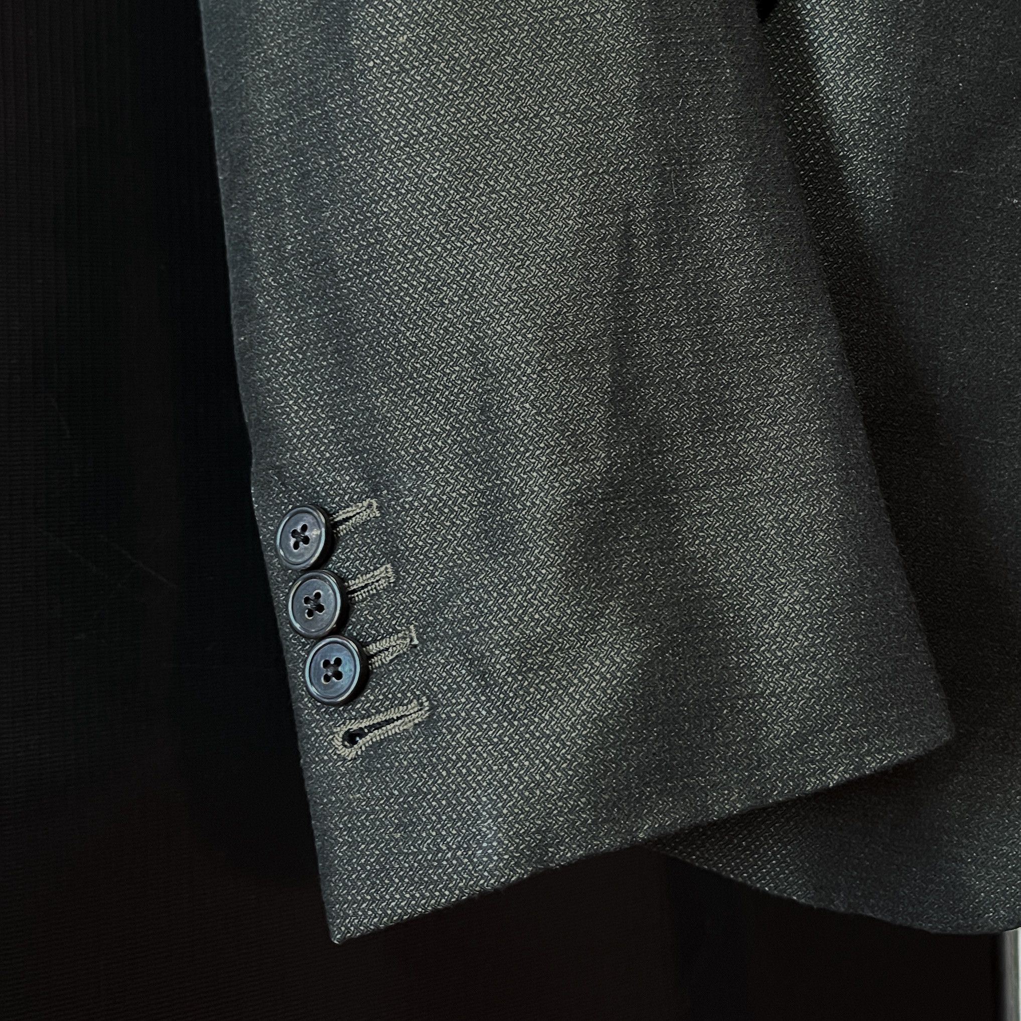 Dries Van Noten Dries Van Noten Linen Cotton Suit Dark Green Tailored Set 46 Size 46R - 4 Thumbnail
