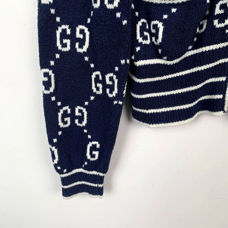 Gucci Gucci Dark blue logo double G full print single-breasted co Size US M / EU 48-50 / 2 - 4 Thumbnail