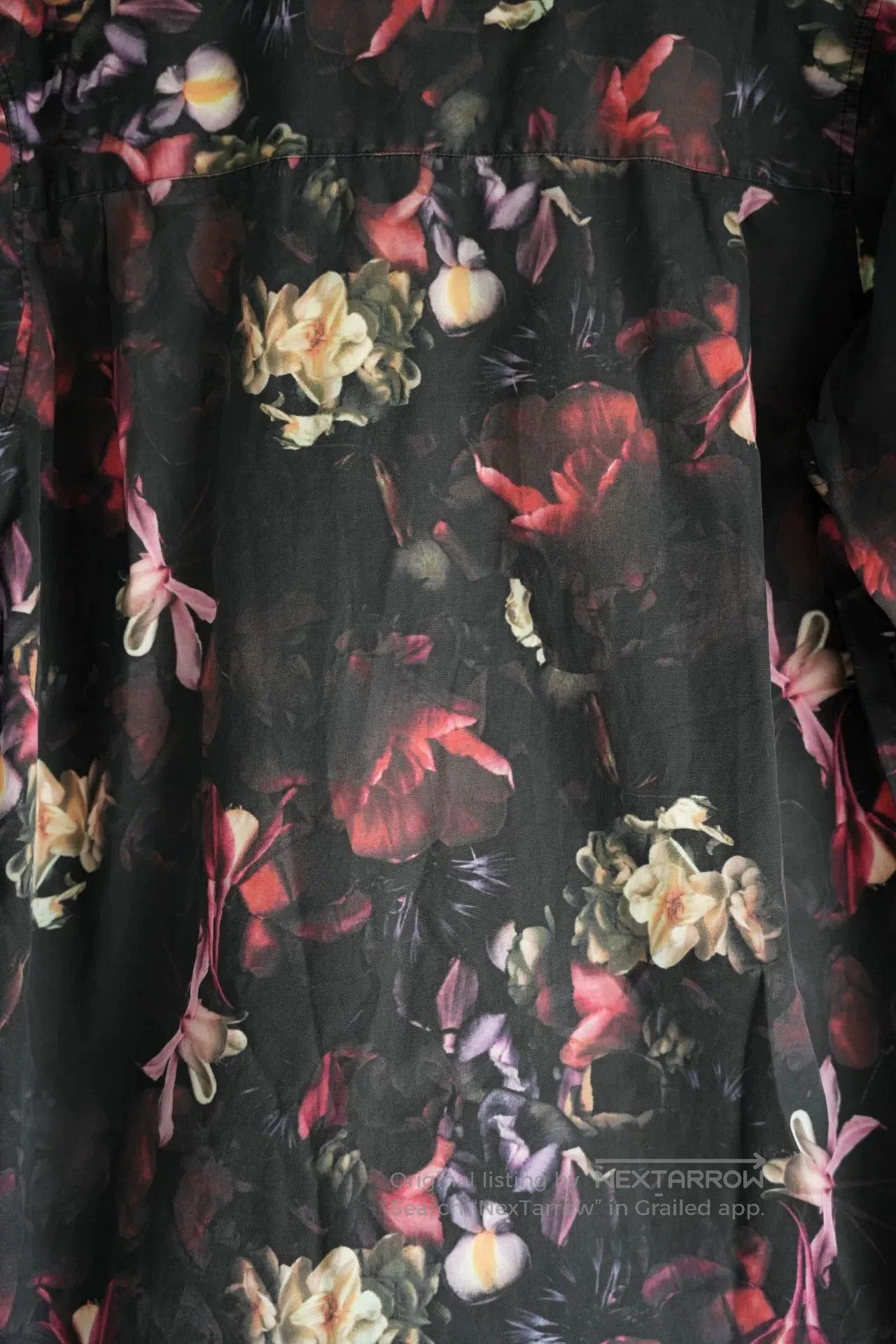 Lad Musician floral print long sleeve shirt by lad musician. Size US L / EU 52-54 / 3 - 4 Thumbnail