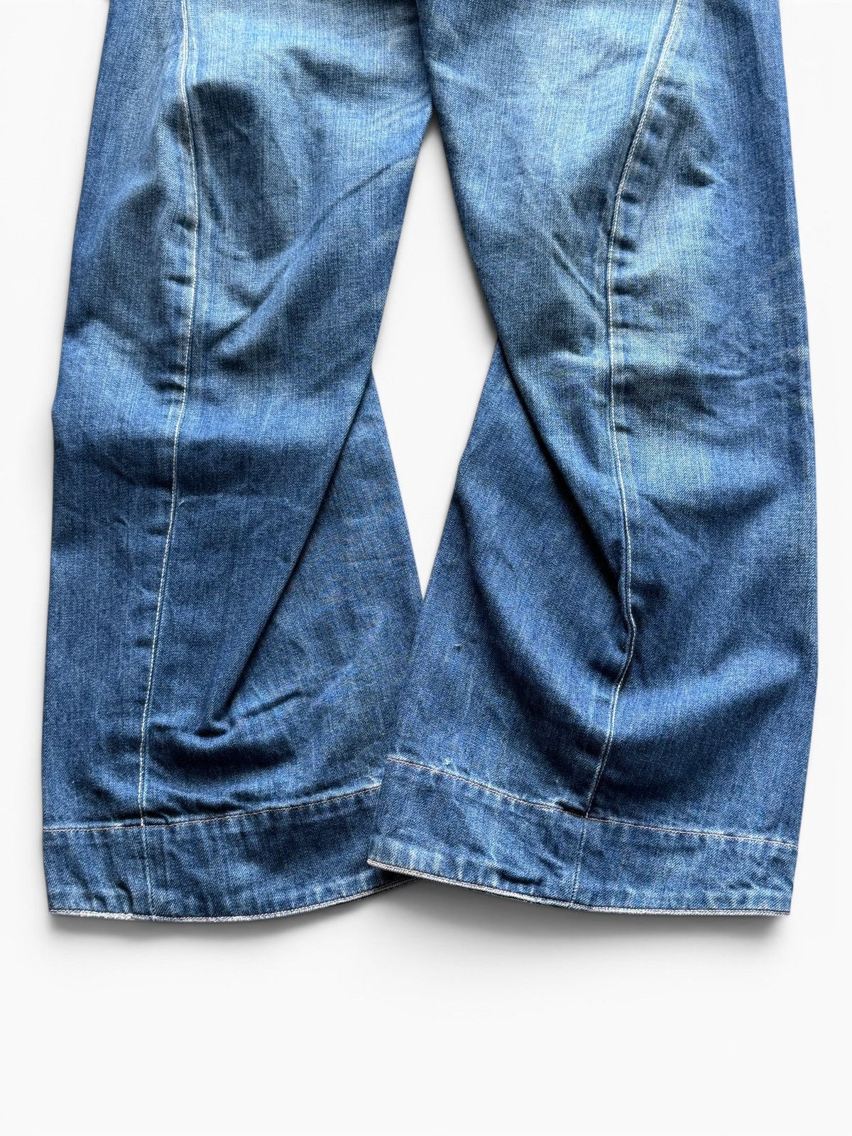 Levi's Levis Engineered Buckle Back Twisted Washed Jeans Size US 33 - 7 Thumbnail