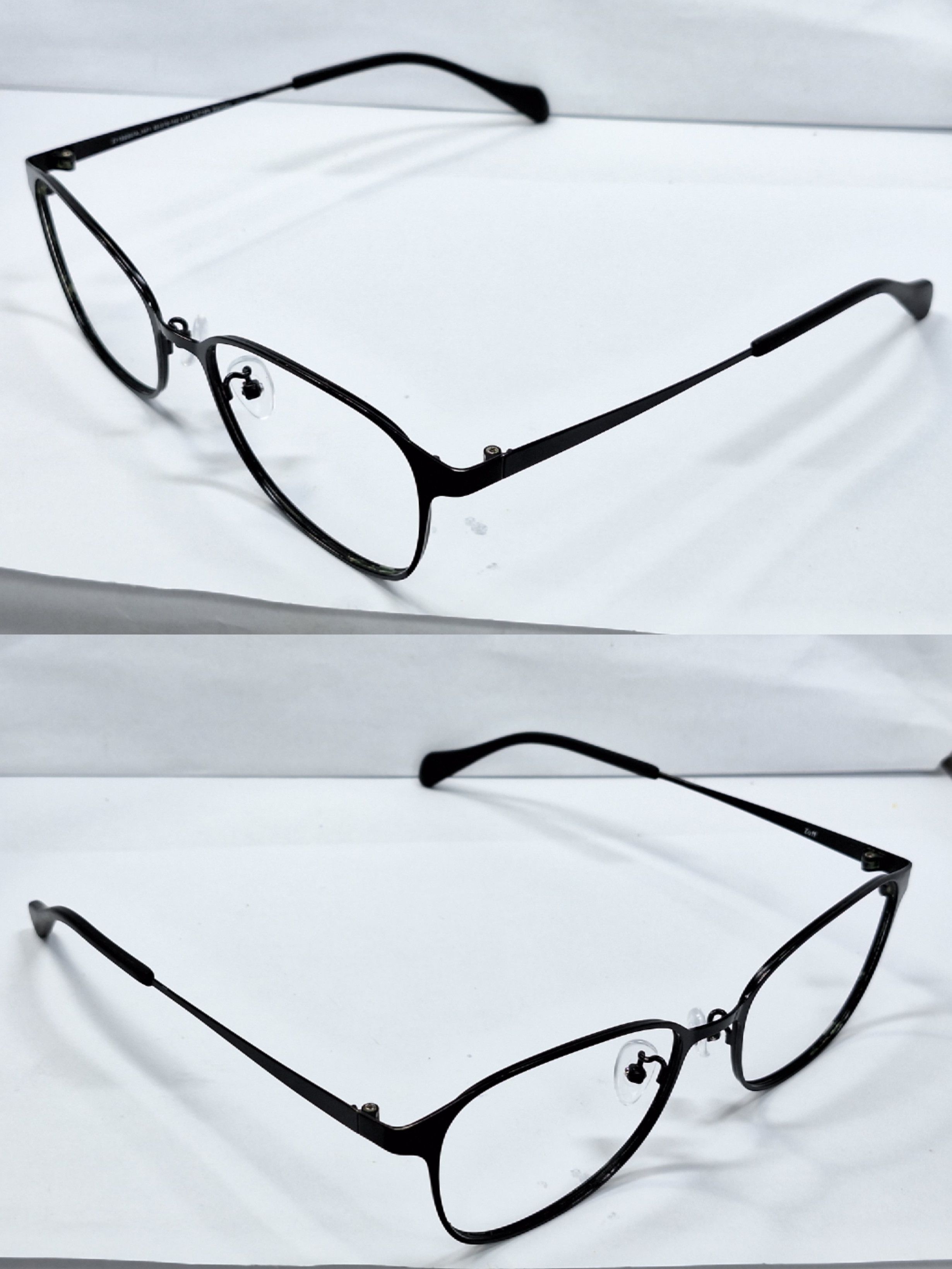Vintage Zoff ZY192G07A Black Stainless Steel Glasses 55mm Wide Fit Size ONE SIZE - 3 Thumbnail