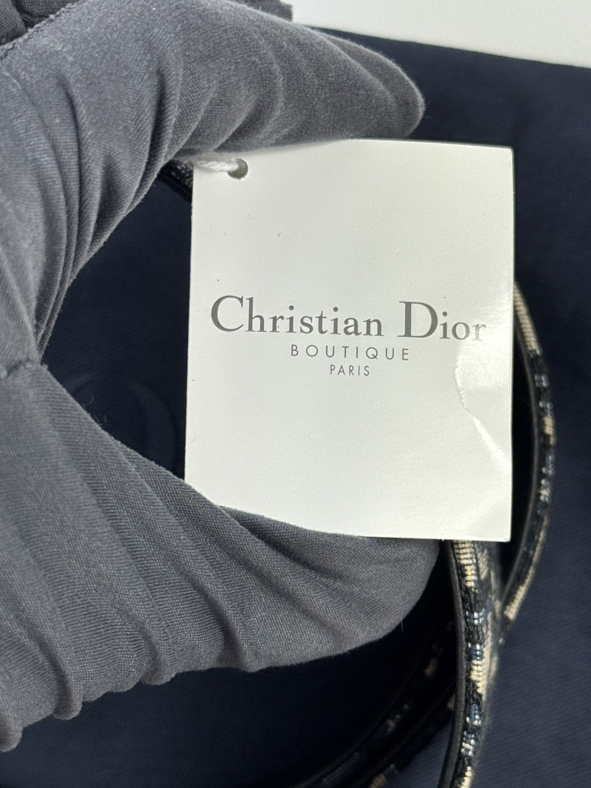 Dior CD BUCKLE OBLIQUE PRINT BELT 100 Size 34 - 7 Thumbnail