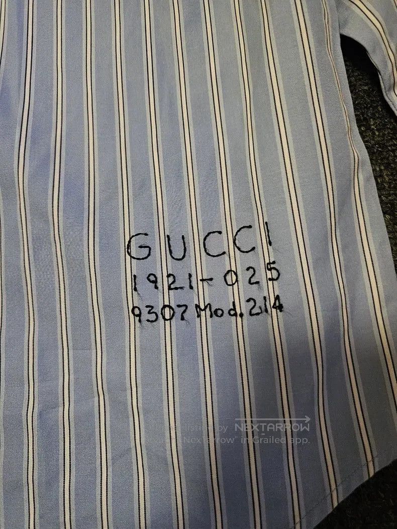 Gucci Gucci Striped Long Sleeve Shirt. Size US L / EU 52-54 / 3 - 2 Thumbnail