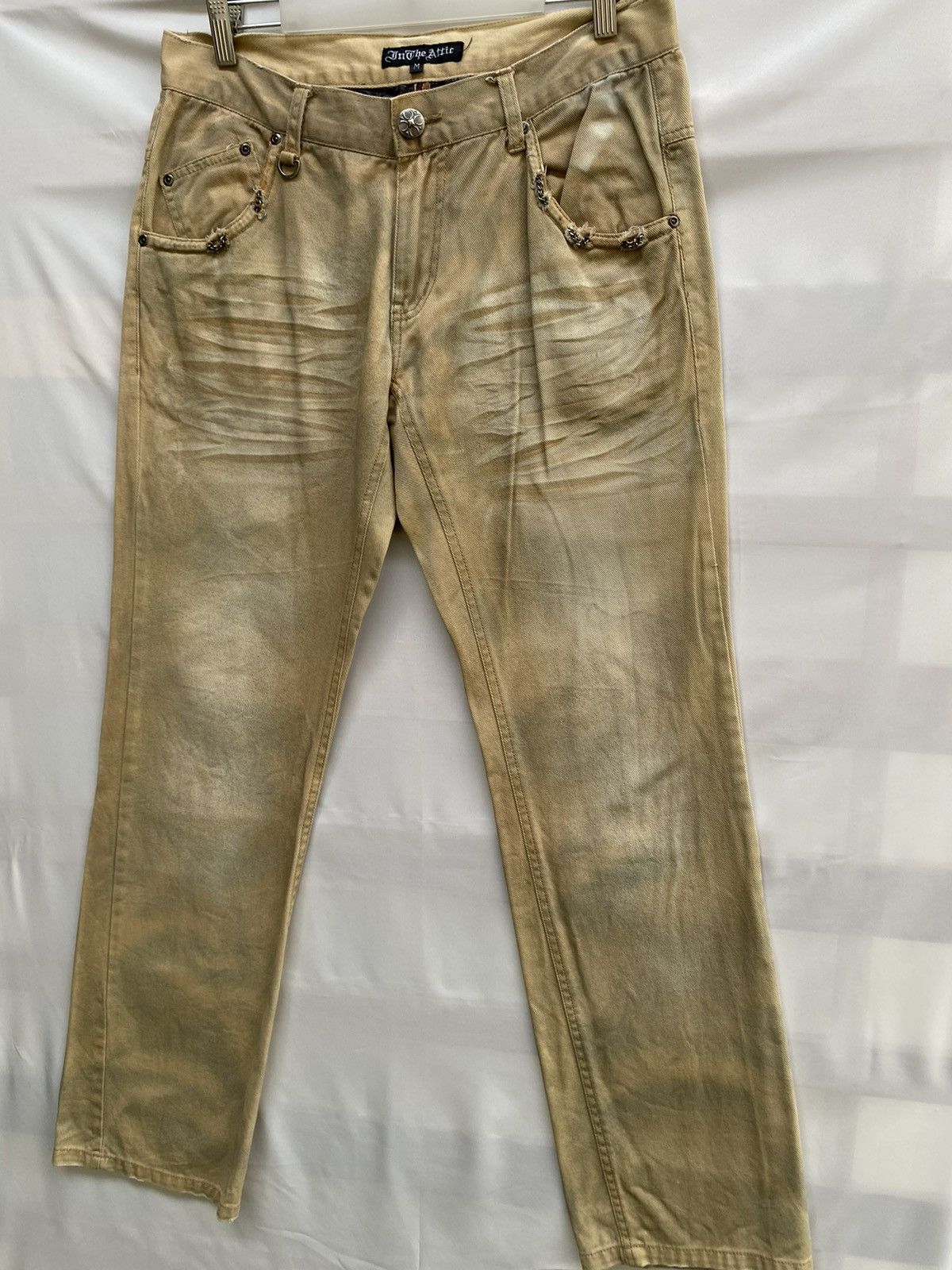 In The Attic Vintage Y2K InTheAttic Punk Seditionaries Buckle-back Jeans Size US 31 - 3 Thumbnail