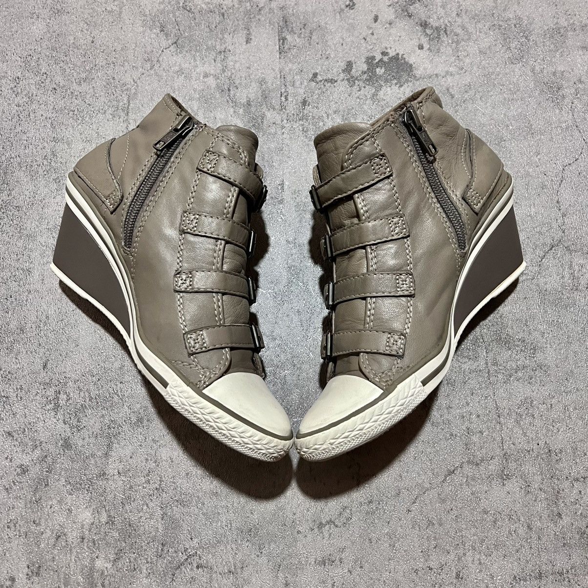 ASH Ash Genial Wedge Taupe Gray Isabel Marant Bekett Style Size US 6 / IT 36 - 3 Thumbnail