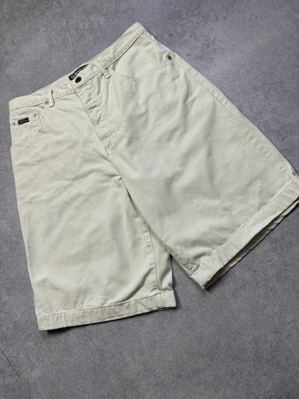 Quiksilver Vintage Quiksilver Shorts, Beige, Size M Serf Style Size US 32 / EU 48 - 3 Thumbnail