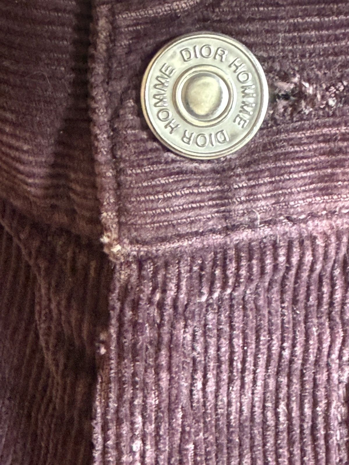 Dior Dior Homme MII Purple Corduroy Jeans Size US 33 - 4 Thumbnail
