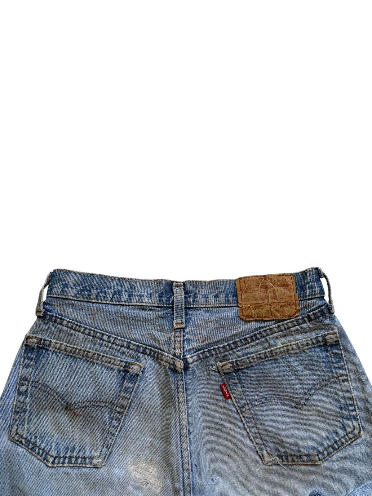 Levi's Vintage 70s Levis 501 Faded Wash Shorts Size 28" / US 6 / IT 42 - 10 Thumbnail