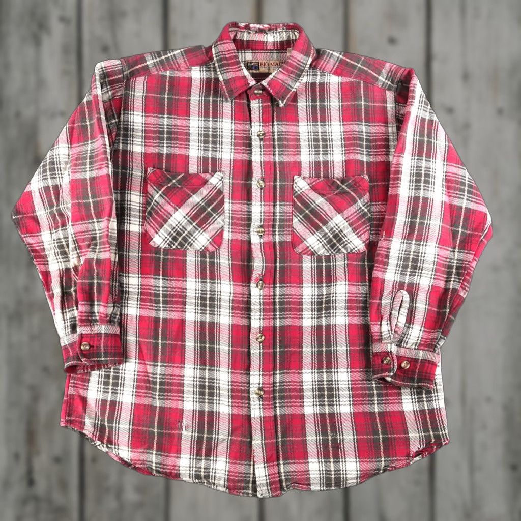 トップス 90s BIG MAC vintage cotton flannel shirt 90s BIG MAC vintage cotton flannel shirt