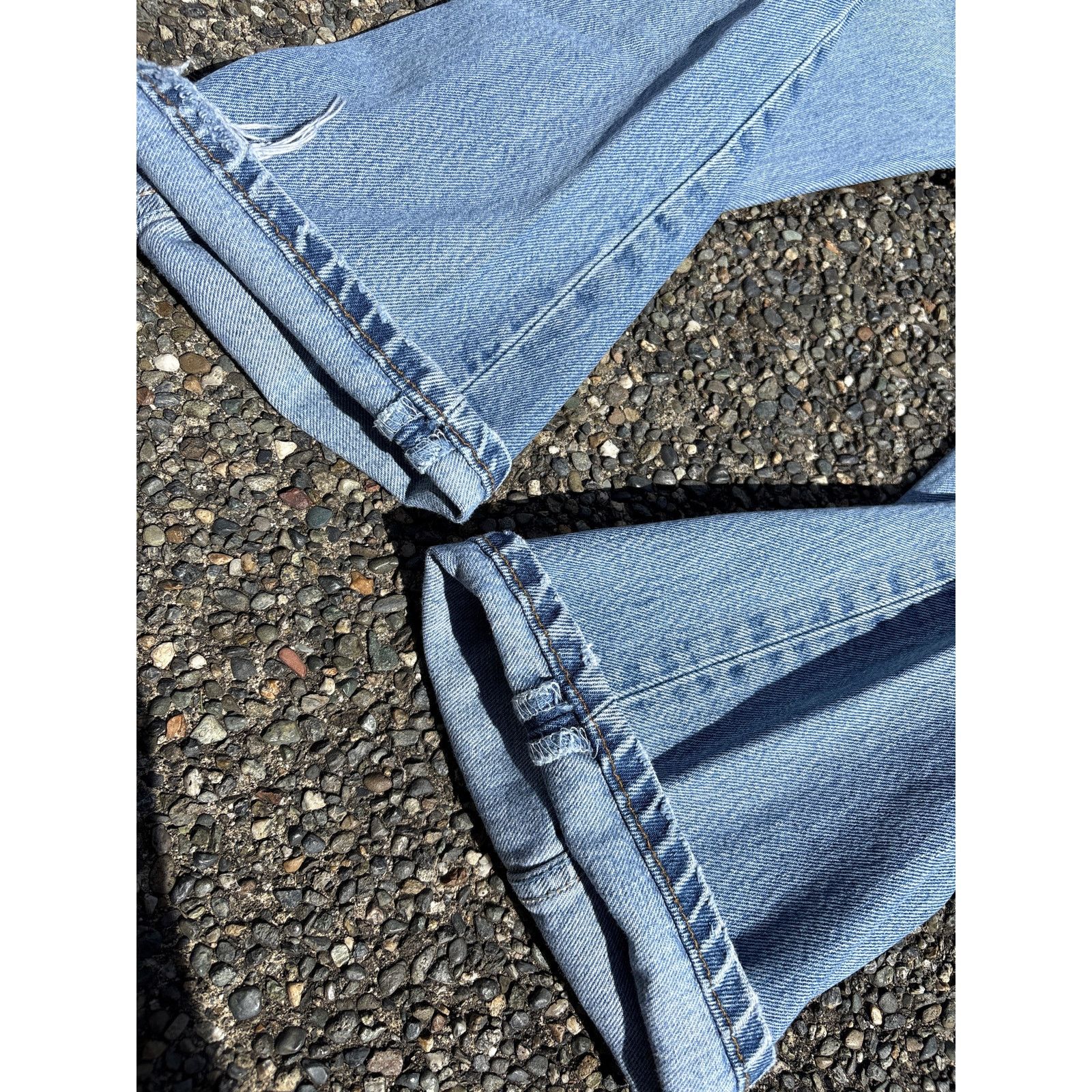 Levi's Vintage 90s Made in USA Levi’s 501 silver button fly 37x30 Size US 38 / EU 54 - 3 Thumbnail