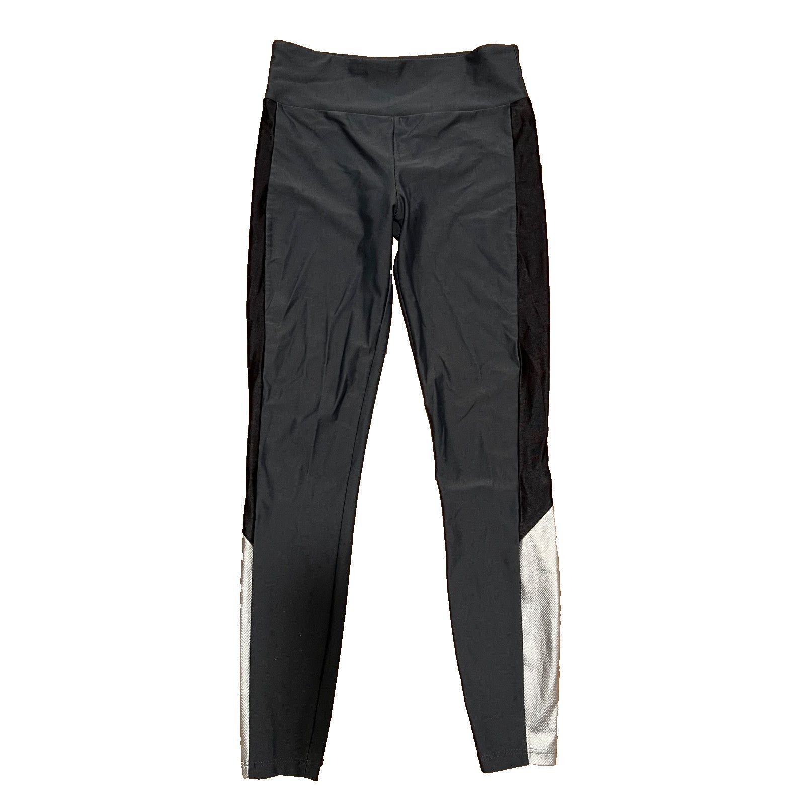 Sportif Lanston Sport Gray Taupe Side Stripe Size XS Stretch A003100 Size 22" - 1 Thumbnail