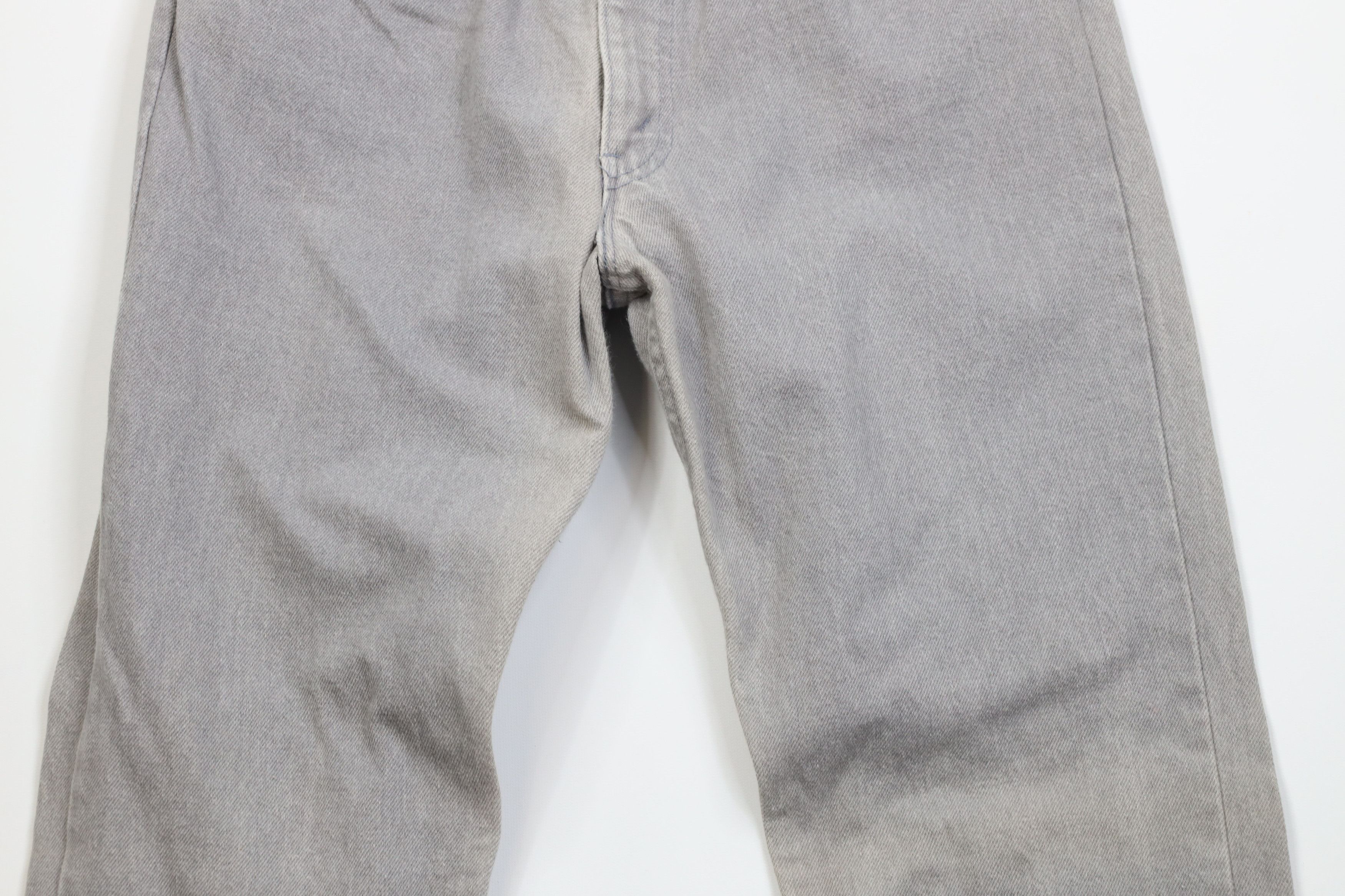 Levi's Vintage 80s Levis 40509 Straight Leg Denim Jeans Gray USA Size US 32 / EU 48 - 3 Thumbnail