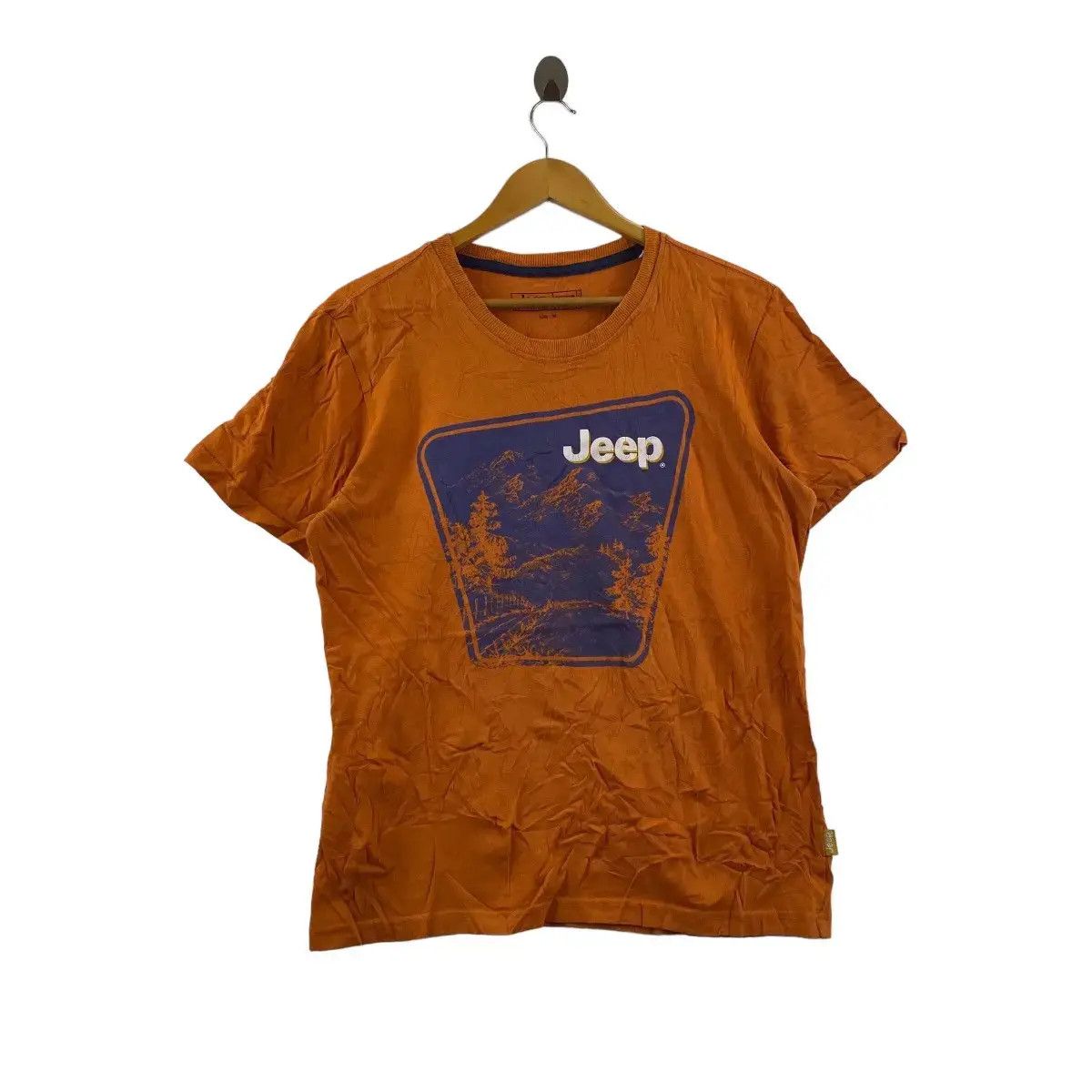 Jeep JEEP Nature Outdoor Mountain Orange Tee Shirt Top Size US M / EU 48-50 / 2 - 1 Thumbnail