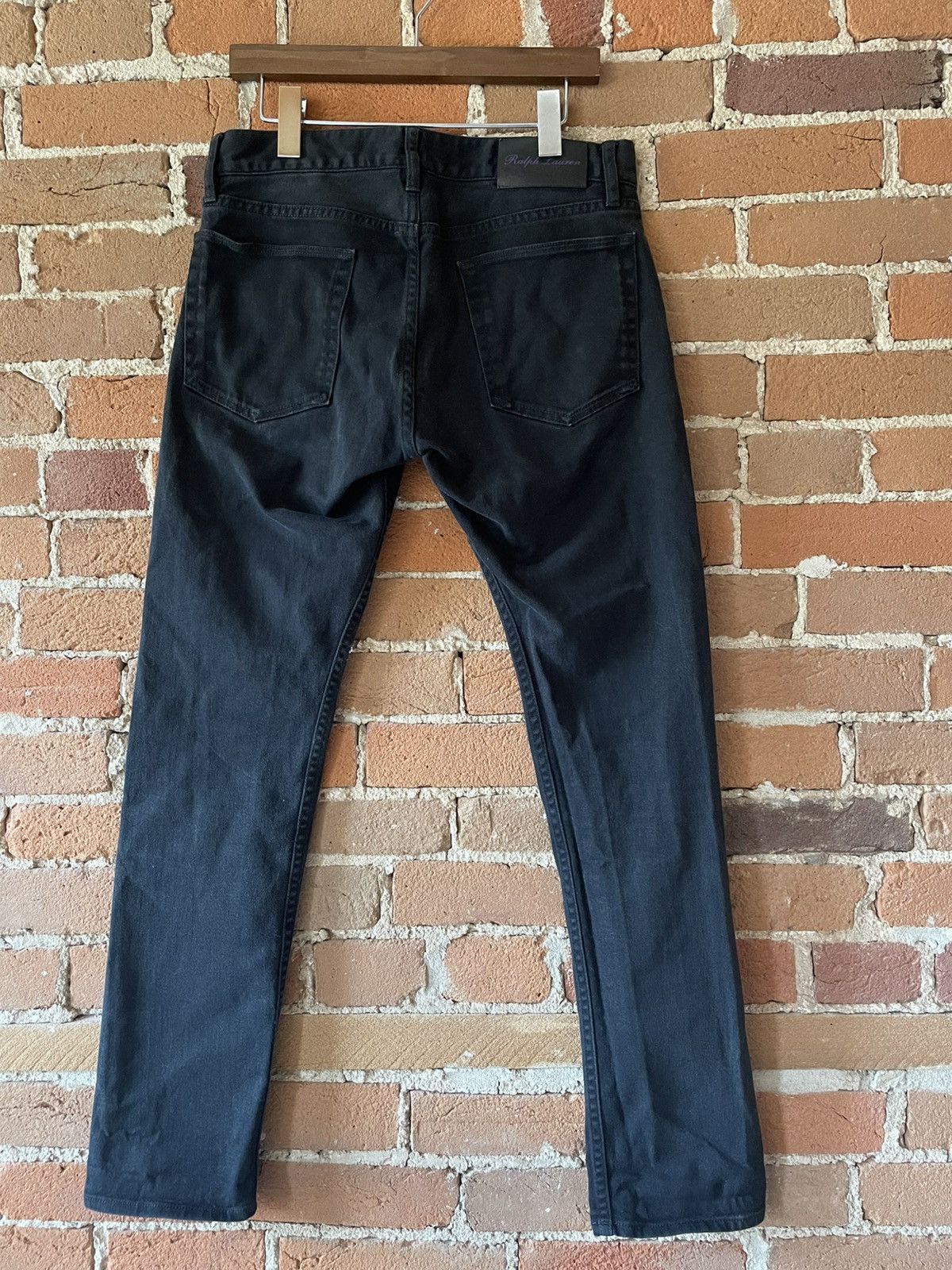 Ralph Lauren Purple Label Ralph Lauren Purple Label Black Slim Fit Jeans, 31 Size US 31 - 2 Thumbnail