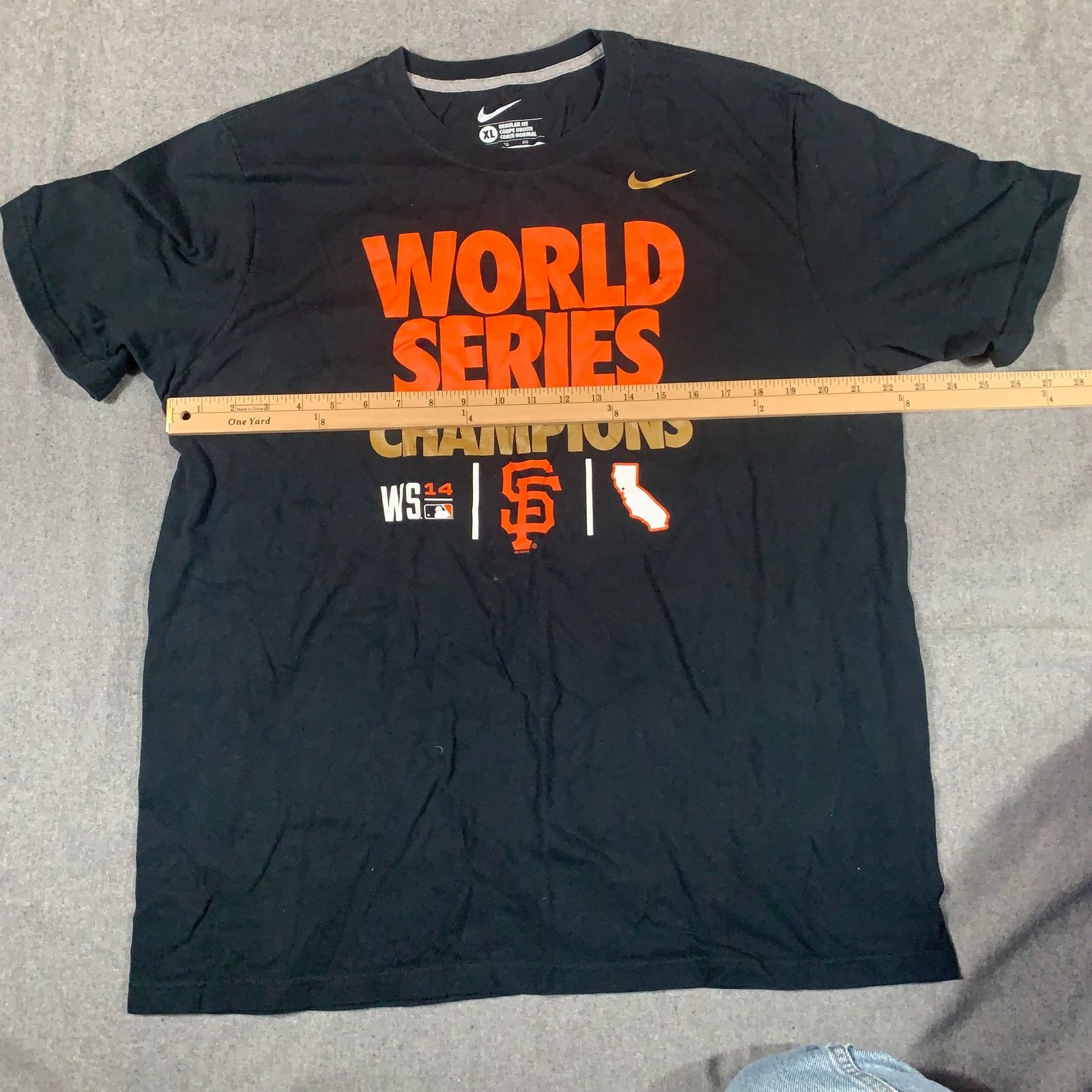Nike San Francisco World series Champions Tshirt Men Xlarge WS 14 Size US XL / EU 56 / 4 - 4 Thumbnail