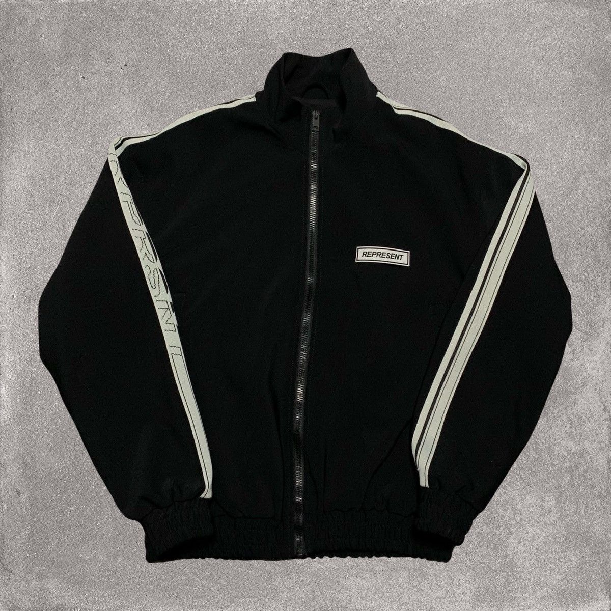 Represent Medium Jacket Black Track Top Jacket British Made