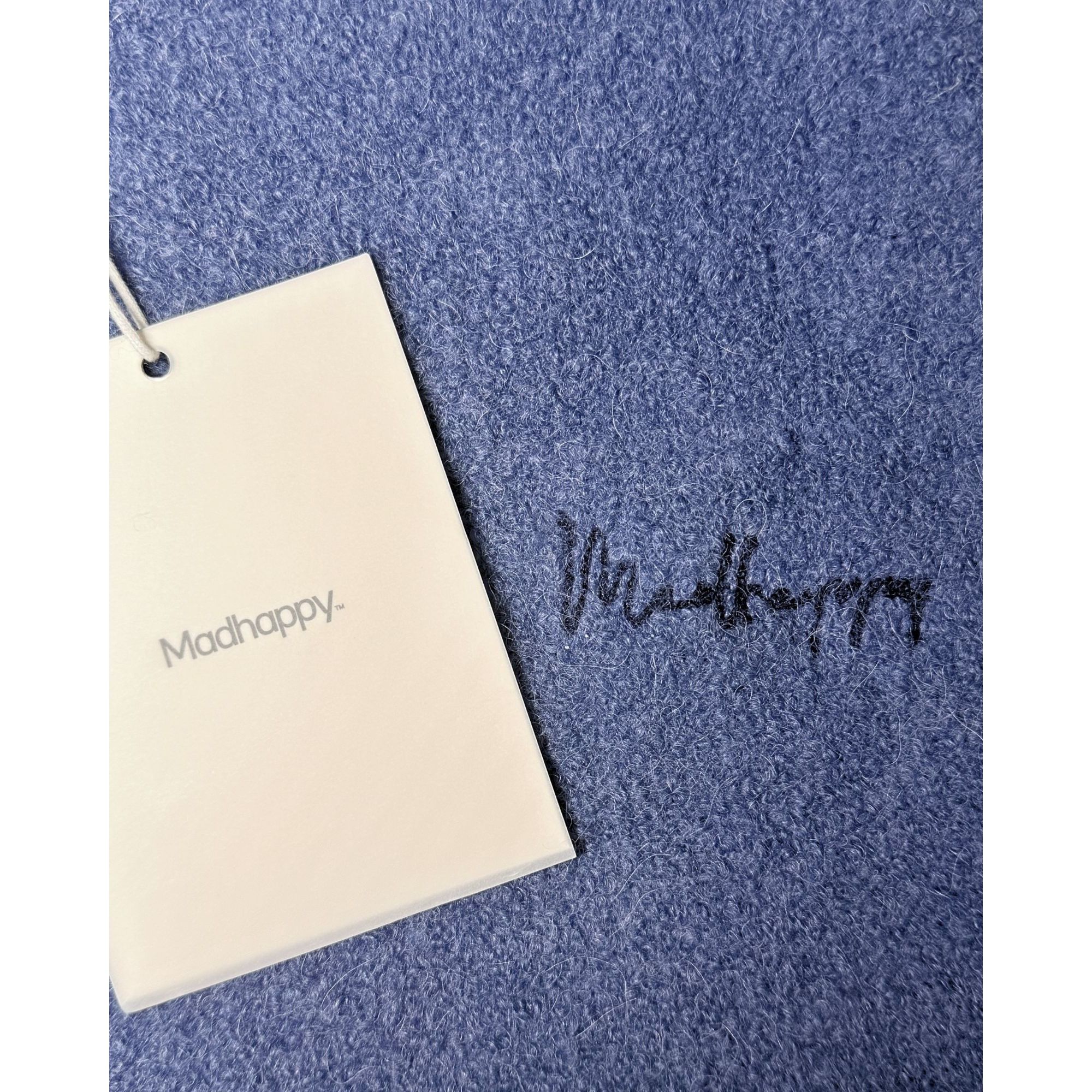 Madhappy Oversized Bouclé Hoodie - Neptune Blue (Size M), Men's — image 2 of 6