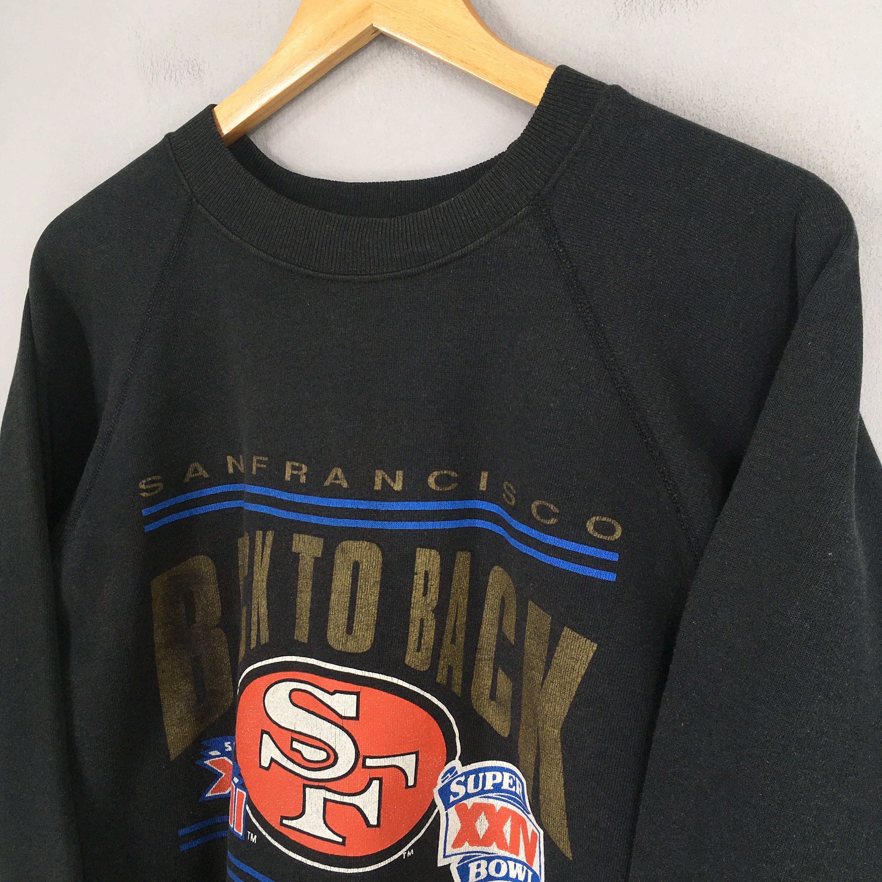 NFL × Vintage Vintage 90s San Francisco 49ers Rugby NFL Sweatshirt Medium Size US M / EU 48-50 / 2 - 3 Thumbnail