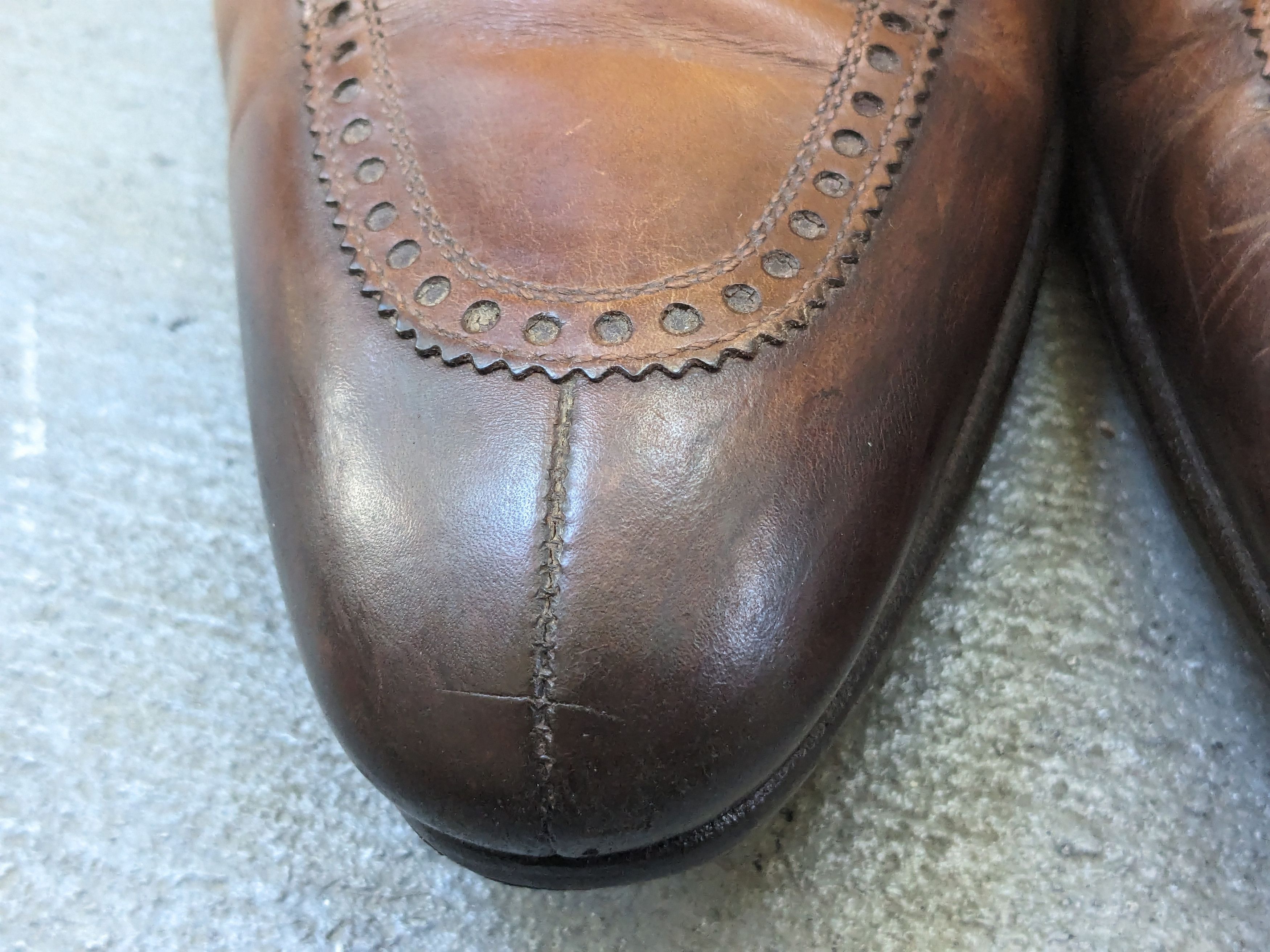 Gucci × Vintage Gucci Loafers Brown 9 Slip Ons Buckle GG Ombre Patina Size US 9 / EU 42 - 4 Thumbnail