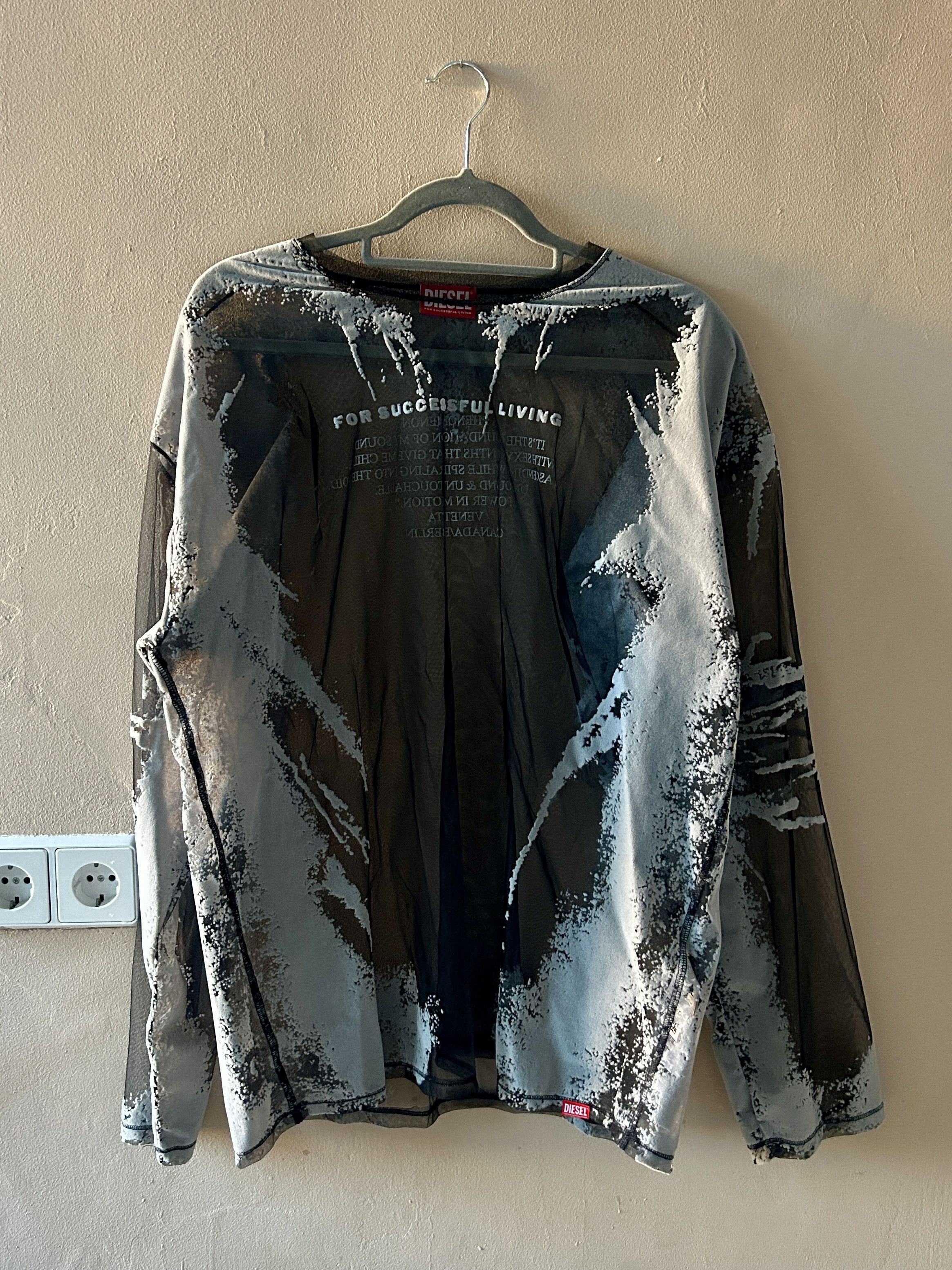 Diesel Diesel Remaster Capsule T-Hassan-LS-A T-shirt Size US S / EU 44-46 / 1 - 1 Thumbnail