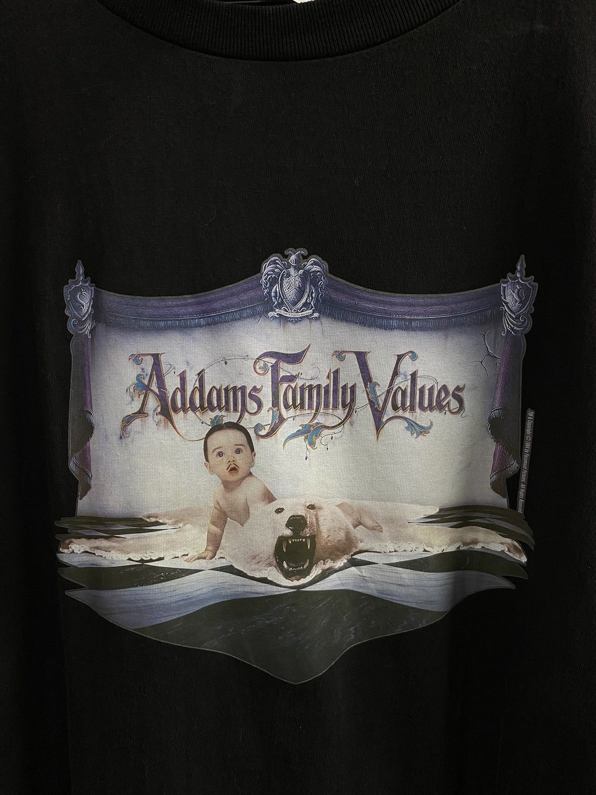 Vintage 90’s Vintage Addams Family Value Movie Tee Shirt XLarge Size US XL / EU 56 / 4 - 6 Thumbnail