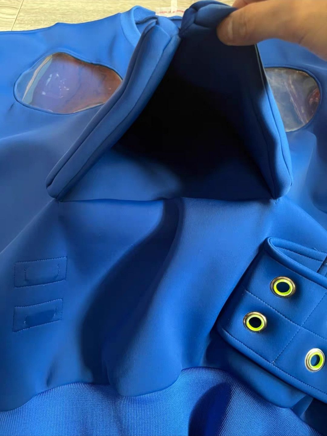 FW21 Runway Blue Mask Sweater