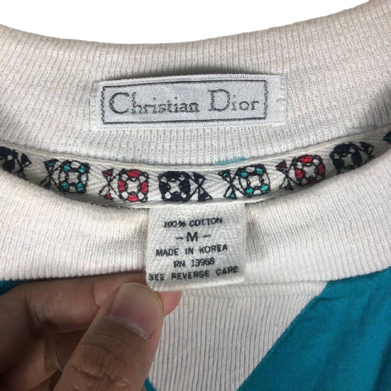 Christian Dior Monsieur Vintage Christion Dior Cotton T-Shirt Size US M / EU 48-50 / 2 - 7 Thumbnail