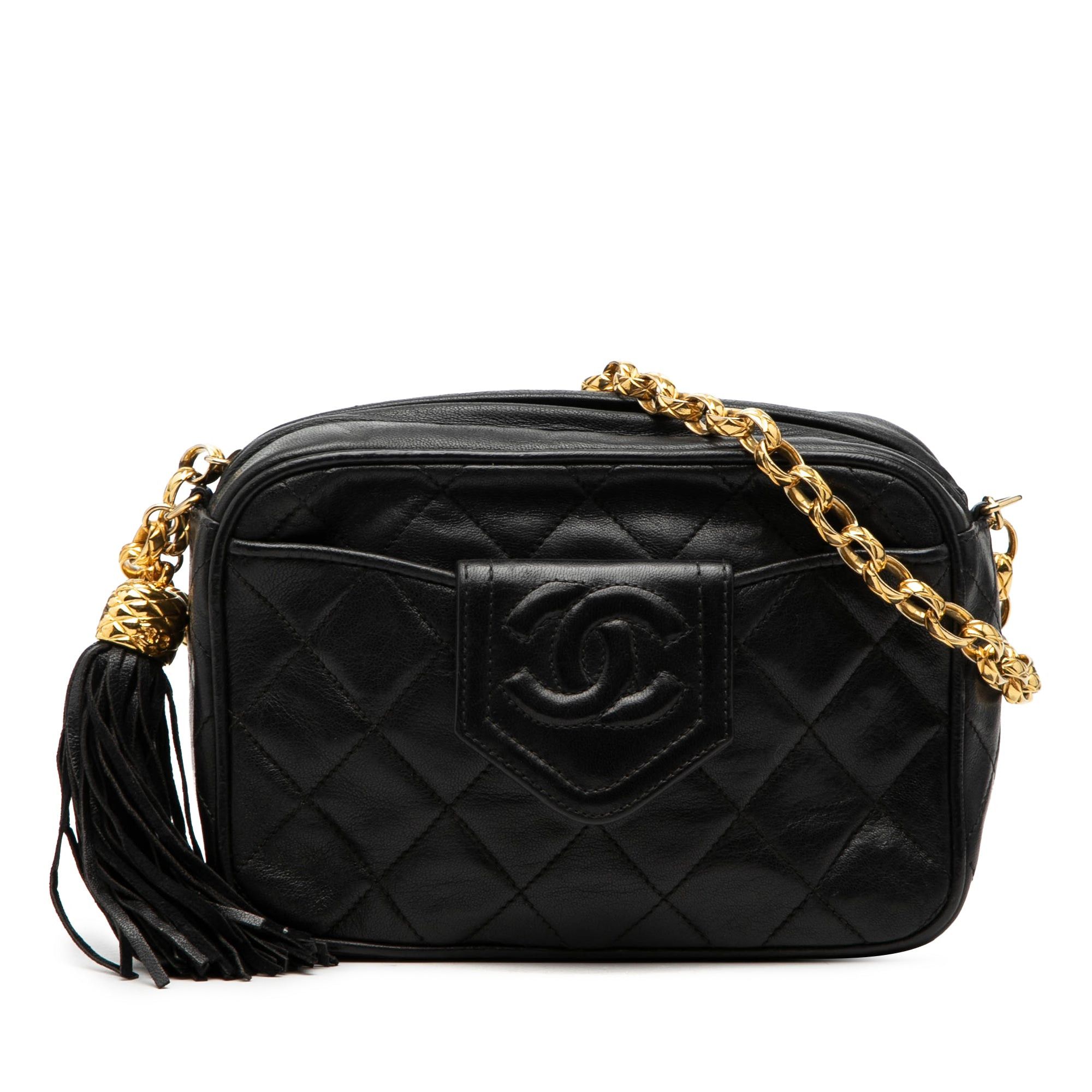 Chanel CC Quilted Lambskin Tassel Camera Bag Size ONE SIZE - 1 Thumbnail