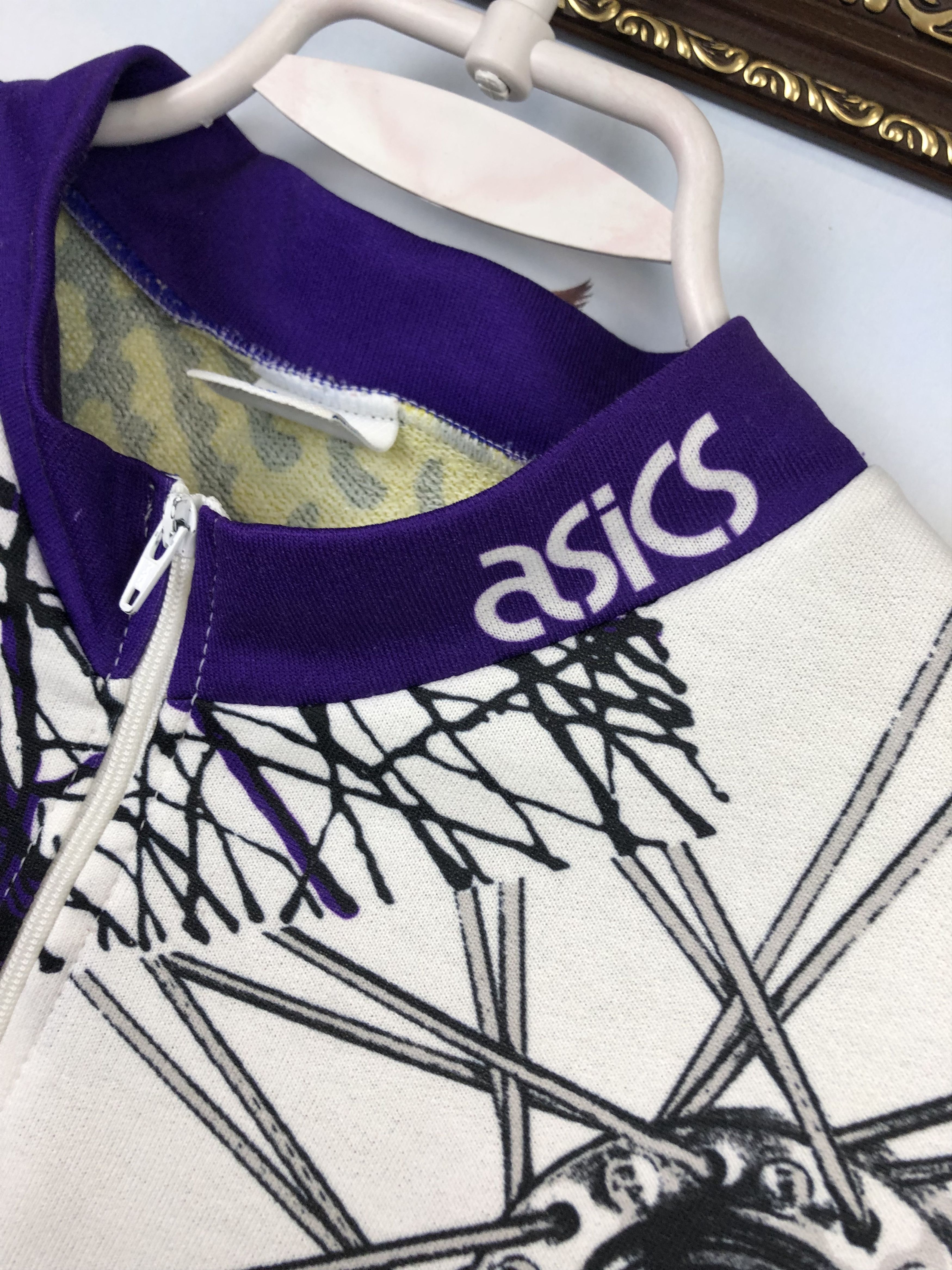 Vintage Vintage 90's Cycling Jersey Over Print Asics Rare Shirt Size US XL / EU 56 / 4 - 10 Thumbnail